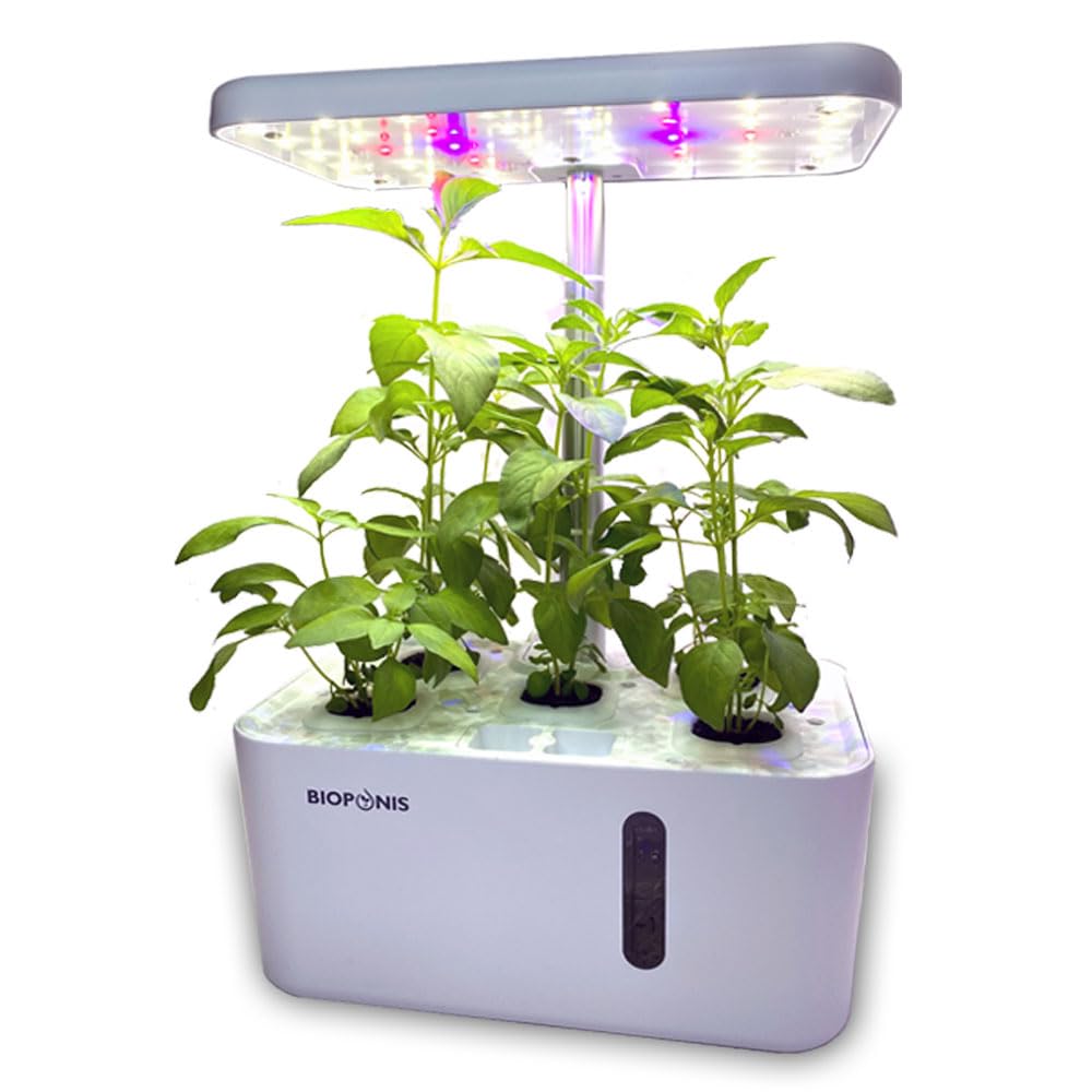 Eden Blanc - Orto da Interno Idroponica per Piante Aromatiche - 5 Piazzole di Coltivazione