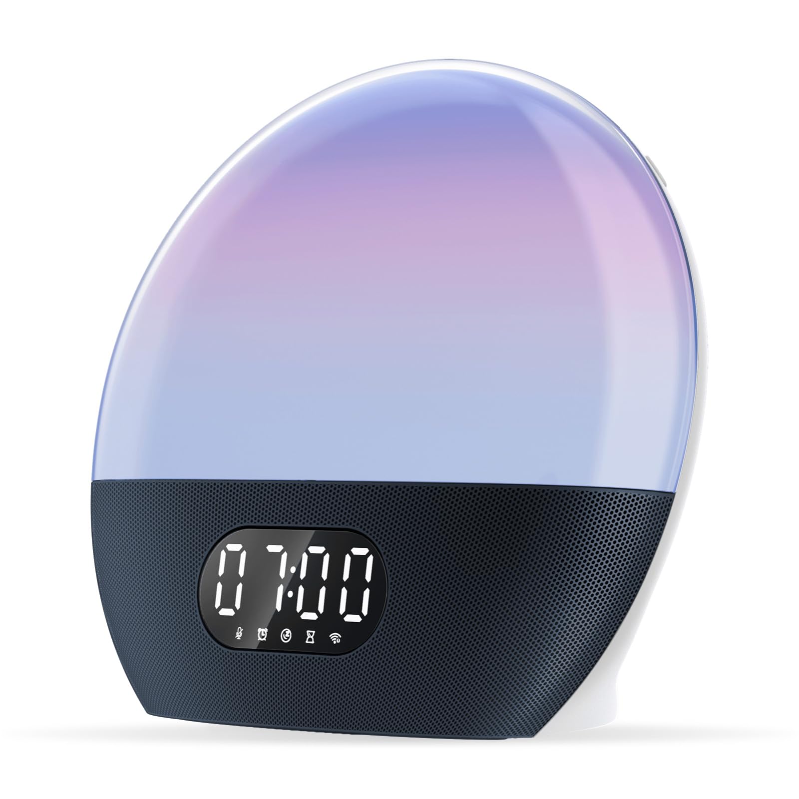 Wiim Wake-up Light con Alexa Integrata, Blu Mare Verde