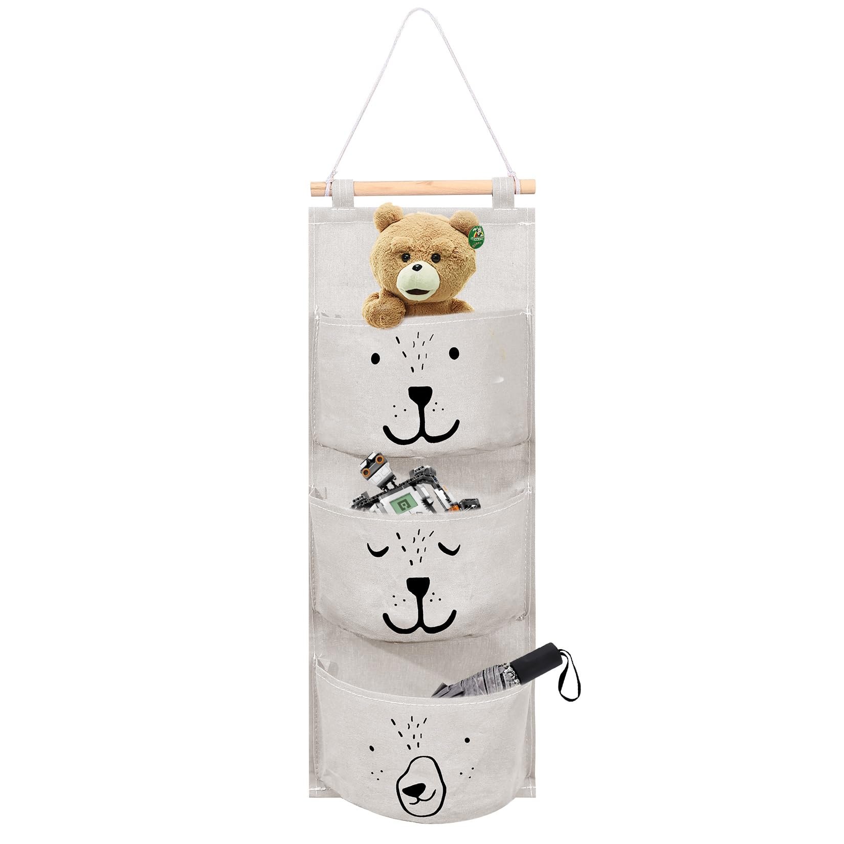 Gaomoeny Borsa Portaoggetti da Appendere a Parete con 3 Tasche