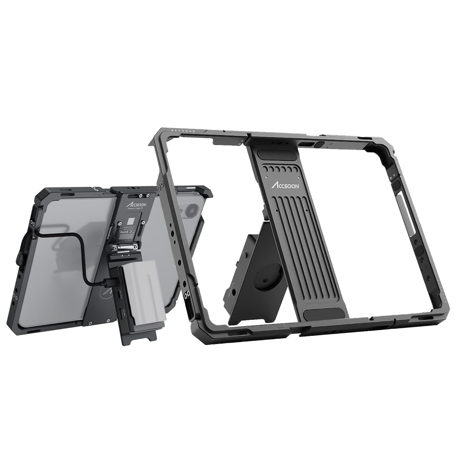 Accsoon 11 inch PowerCage II per iPad 7-10, Air 3-5, Pro 1-4