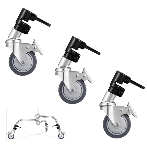 Soonpho Rotelle Girevole per Cavalletto Stand-C (3 Pezzi)