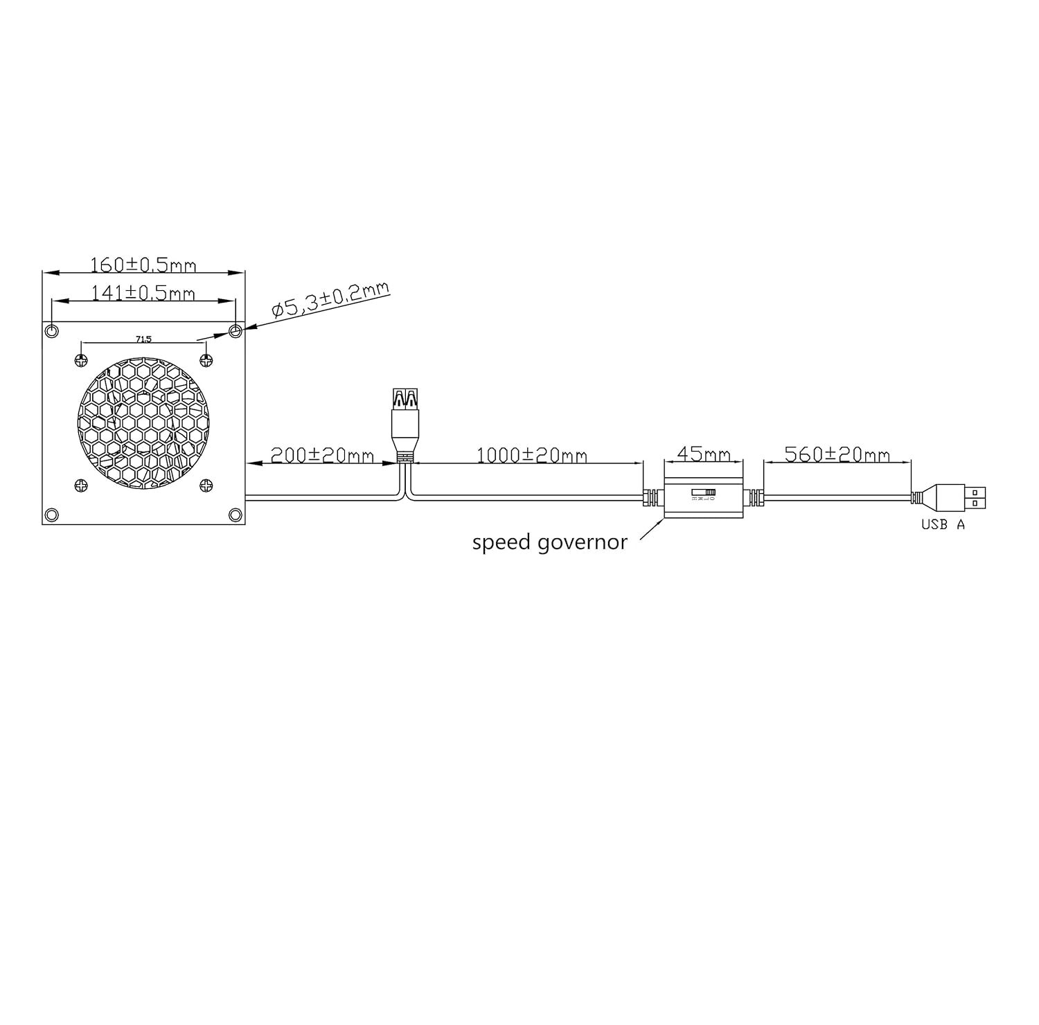 Euroharry Ventola USB 120mm con Display Digitale - immagine 5