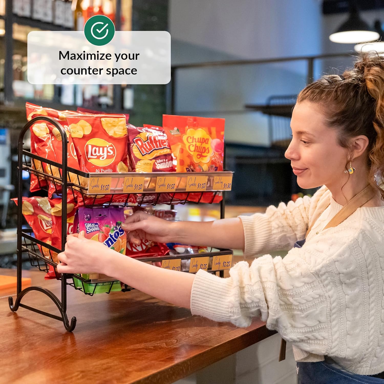 Odoxia Espositore per Caramelle e Snack Impilabile - immagine 2