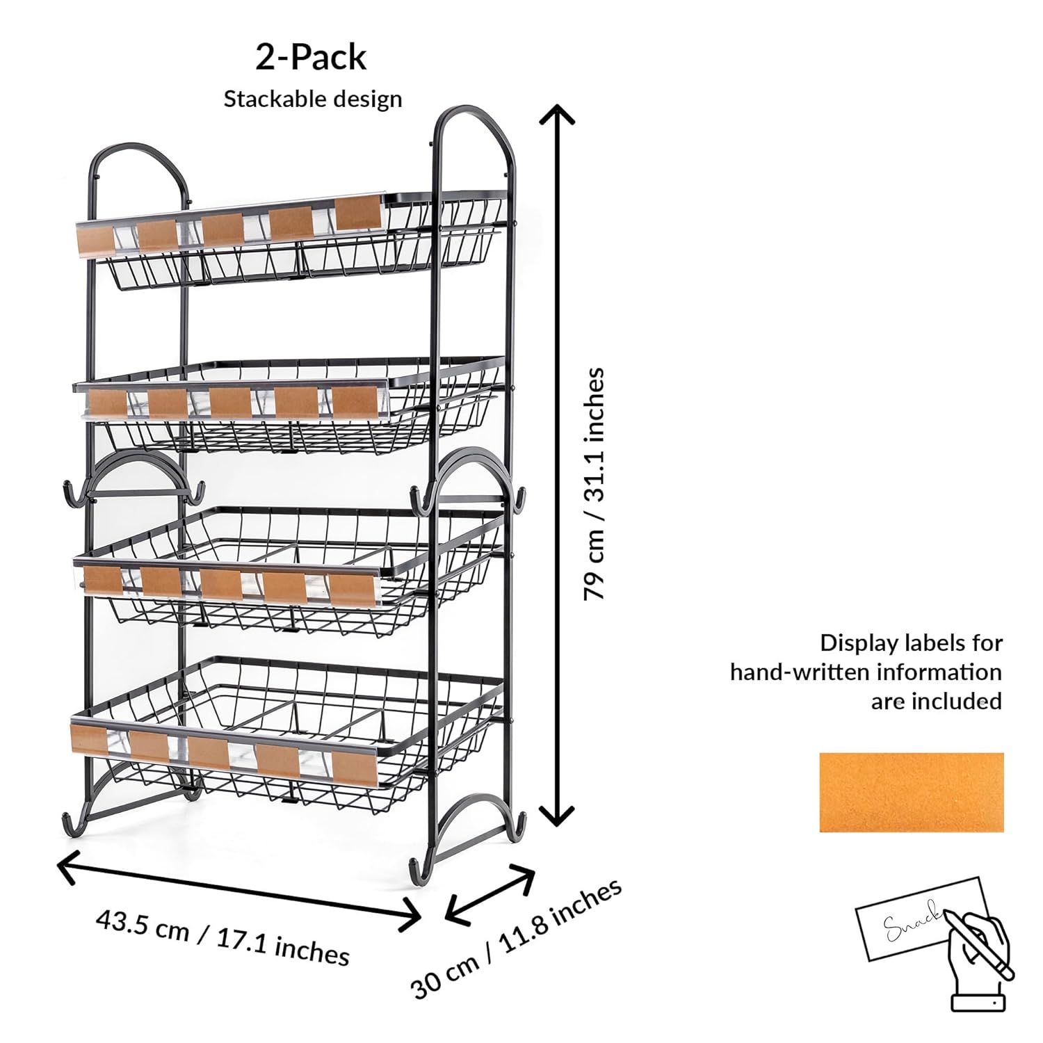Odoxia Espositore per Caramelle e Snack Impilabile - immagine 3