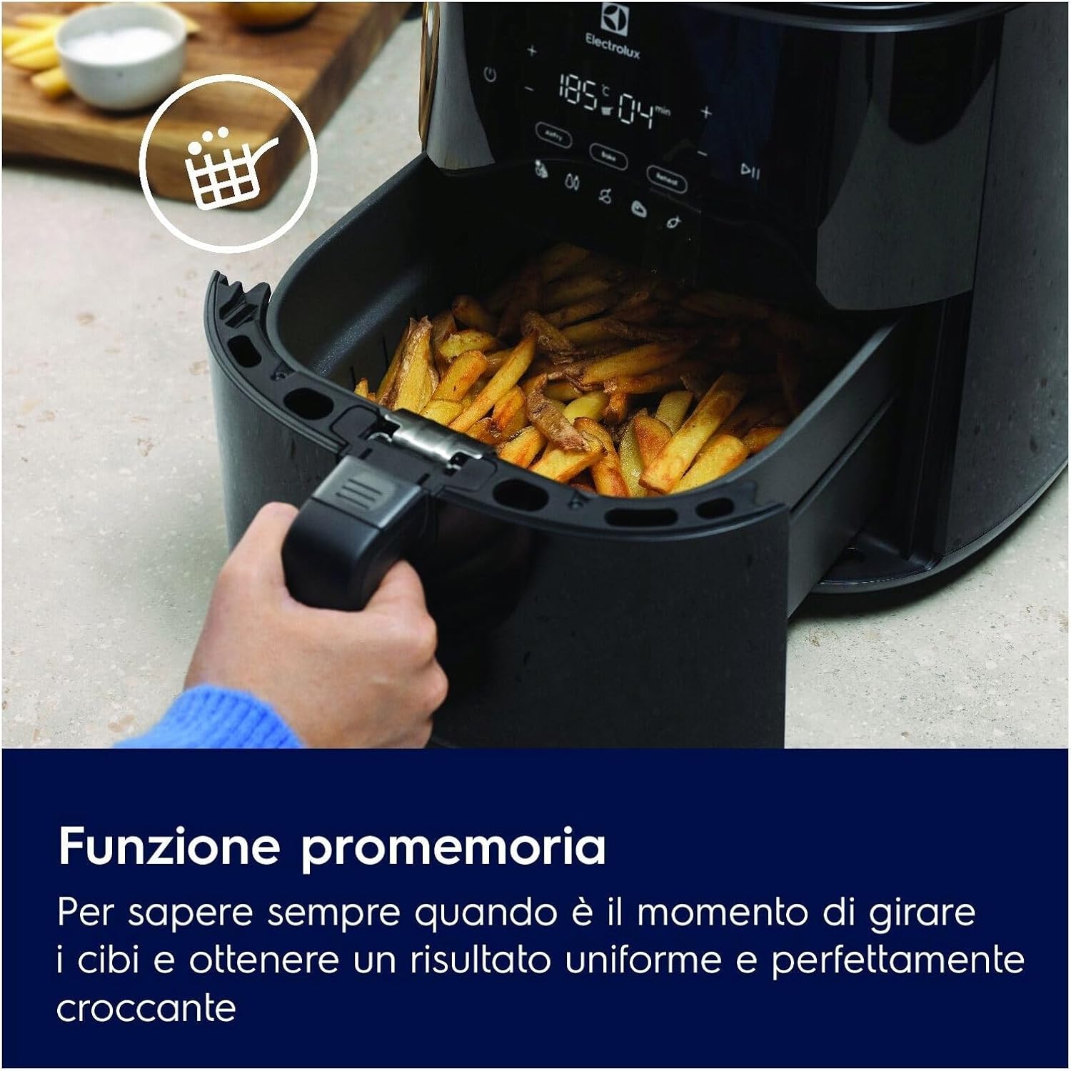 Electrolux Friggitrice ad Aria EAF3B - 3L, 1300W - immagine 3