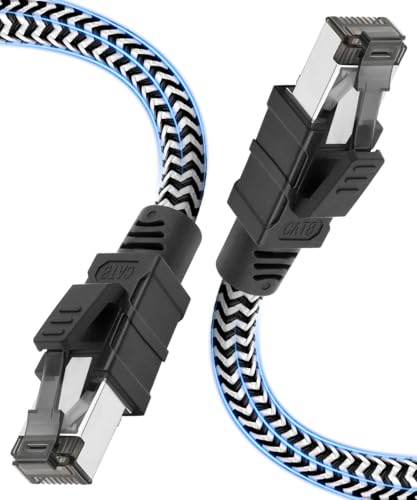 Cavo LAN Cat 8 25m - Ethernet 40 Gbps 2000 MHz