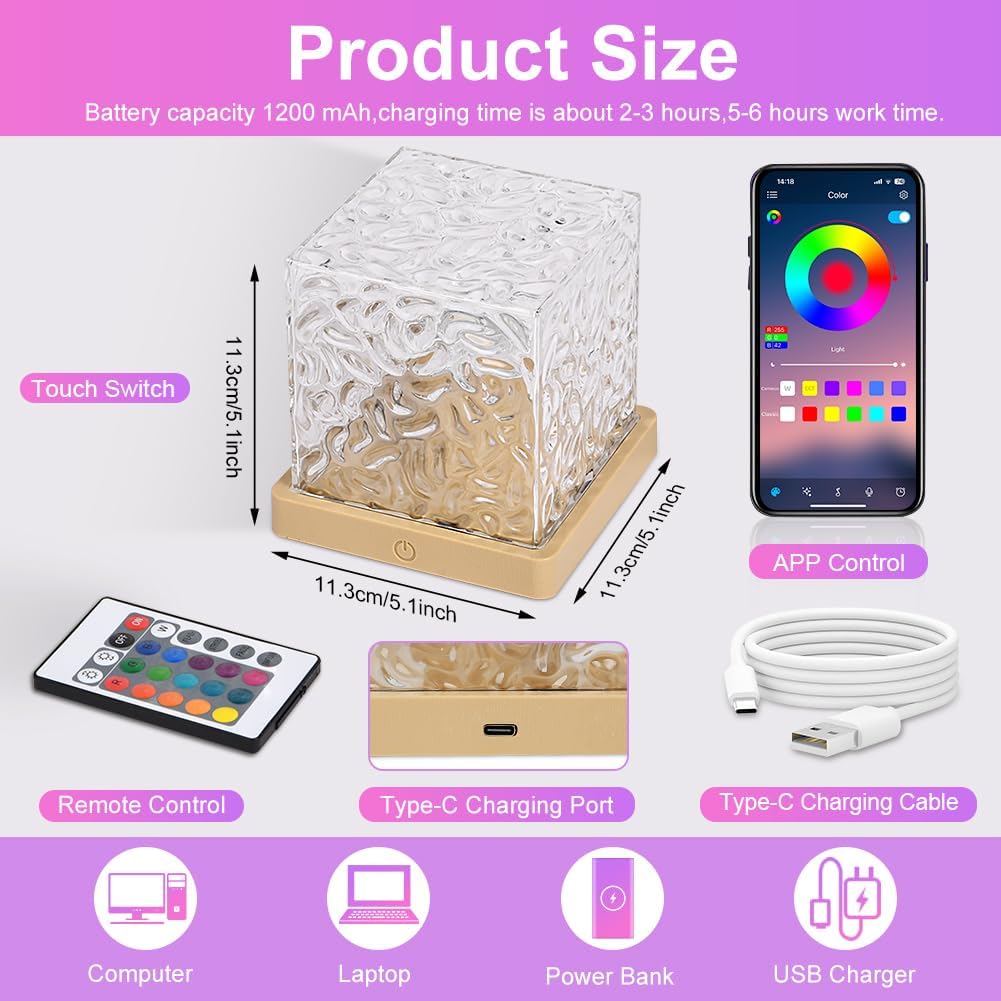 URAQT Proiettore Stelle Soffitto Onde 16 Colori - immagine 2