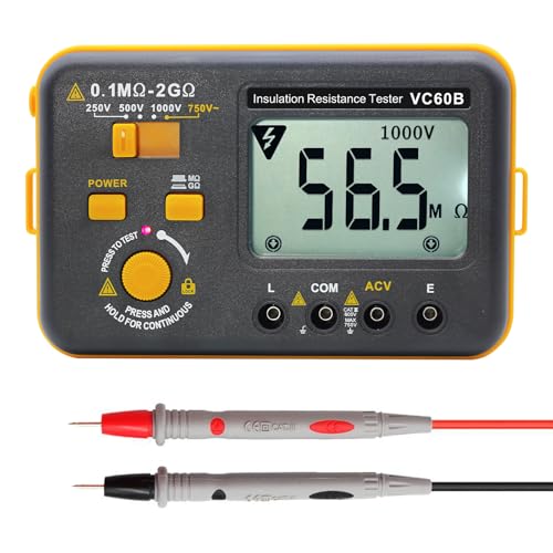 VC60B Tester Digitale Resistenza Isolamento 2GΩ