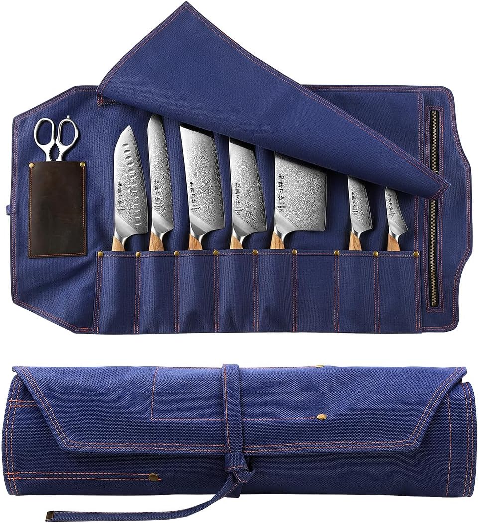 HEZHEN Chef Rotolo di Coltello Borsa per Coltelli - immagine 1
