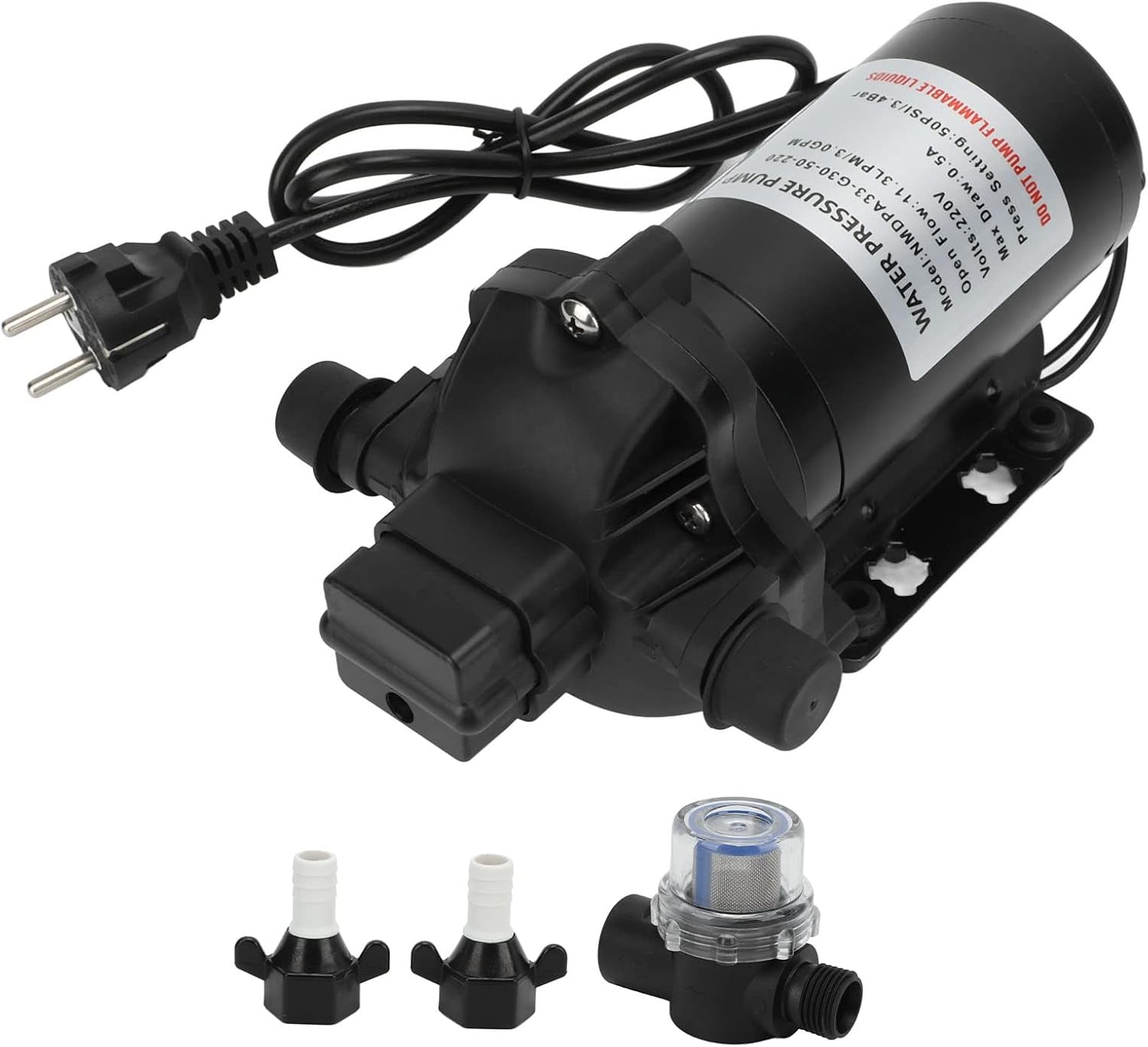 Pompa a Diaframma d'Acqua 220V 11.3LPM 50PSI