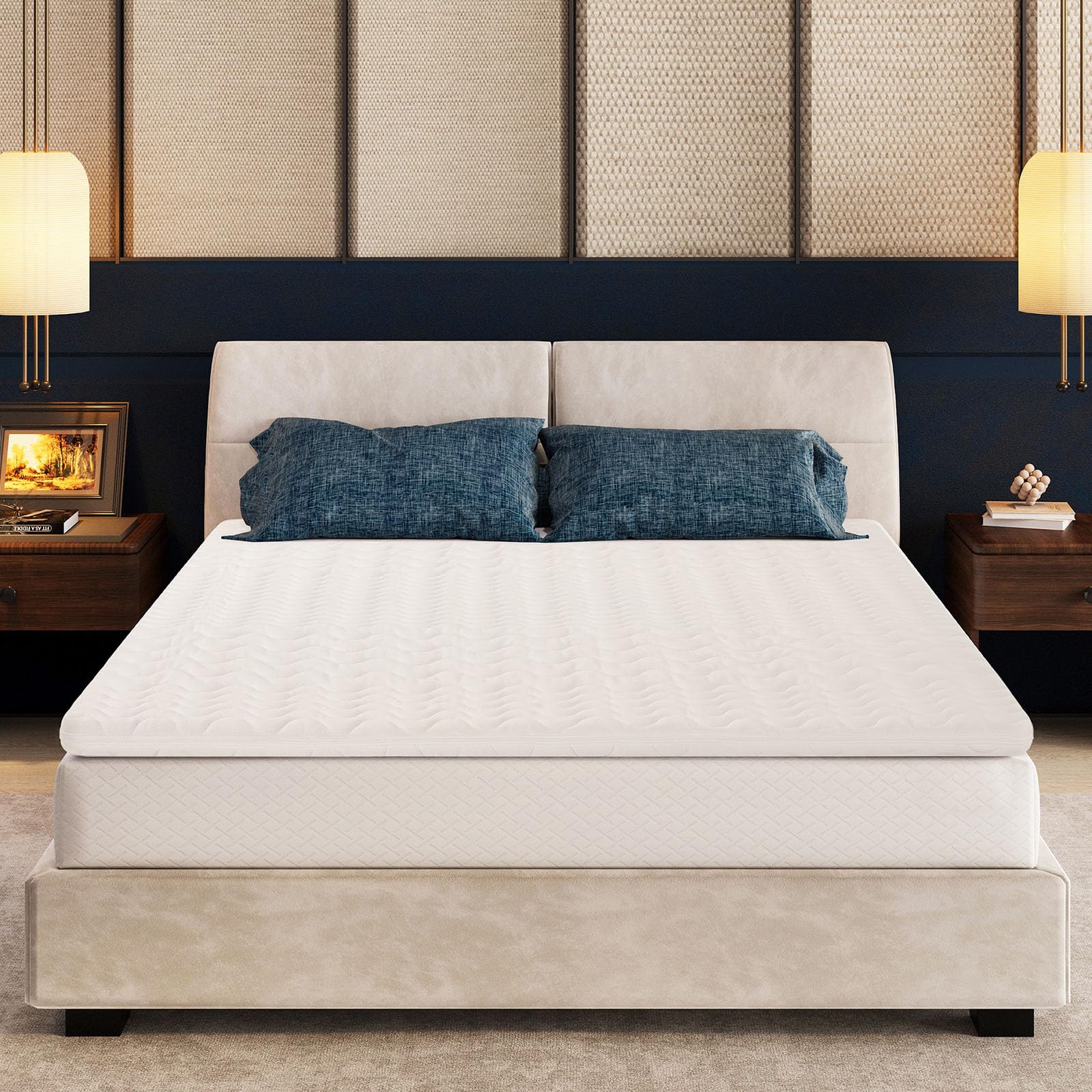 EGO HOME - Coprimaterasso 90x200cm Altezza 7cm