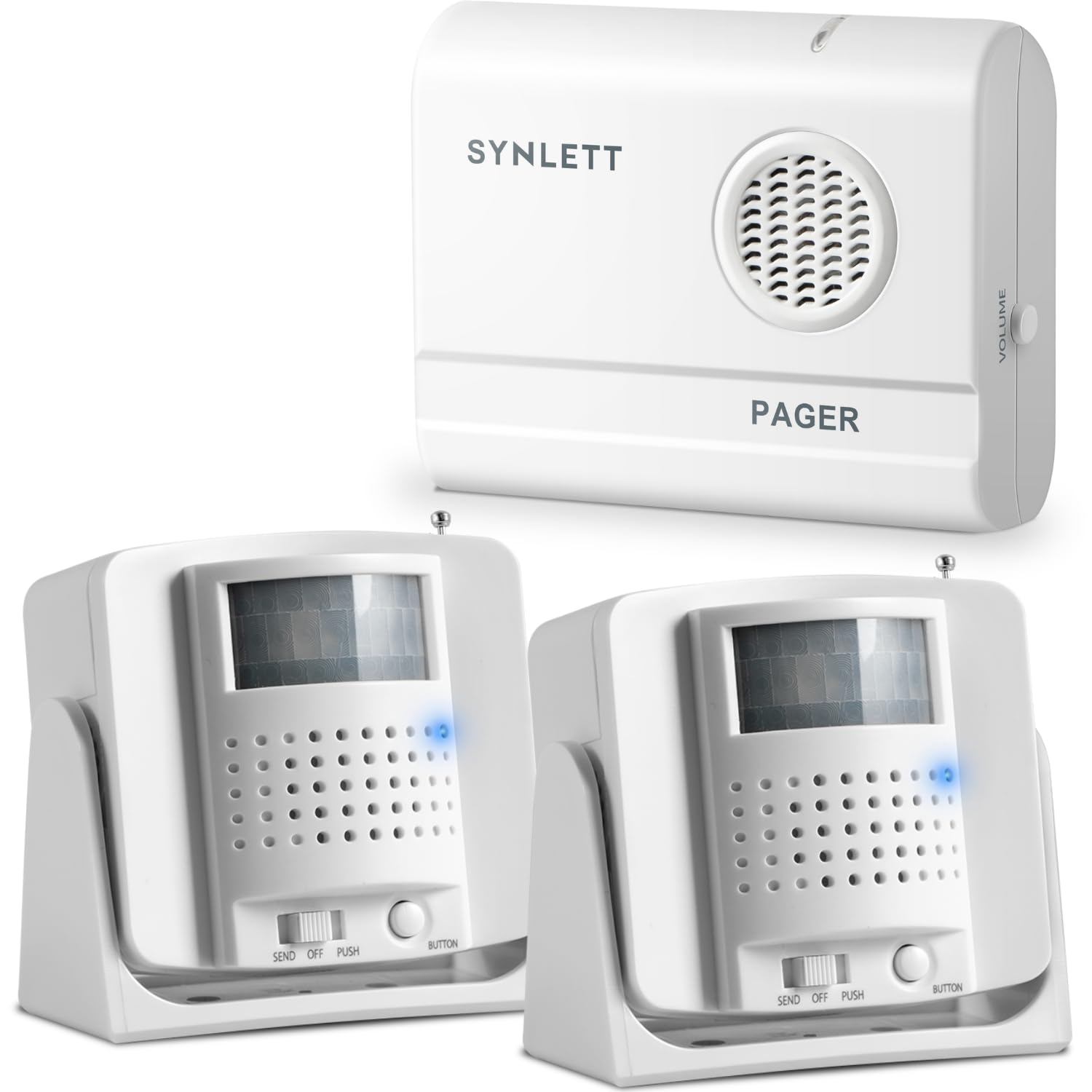 Synlett - Rilevatore Allarme Letto con 2 Sensori Wireless