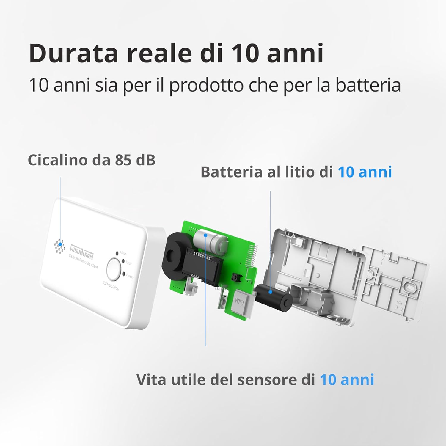 Rilevatore Monossido di Carbonio (2 PCS) - immagine 5