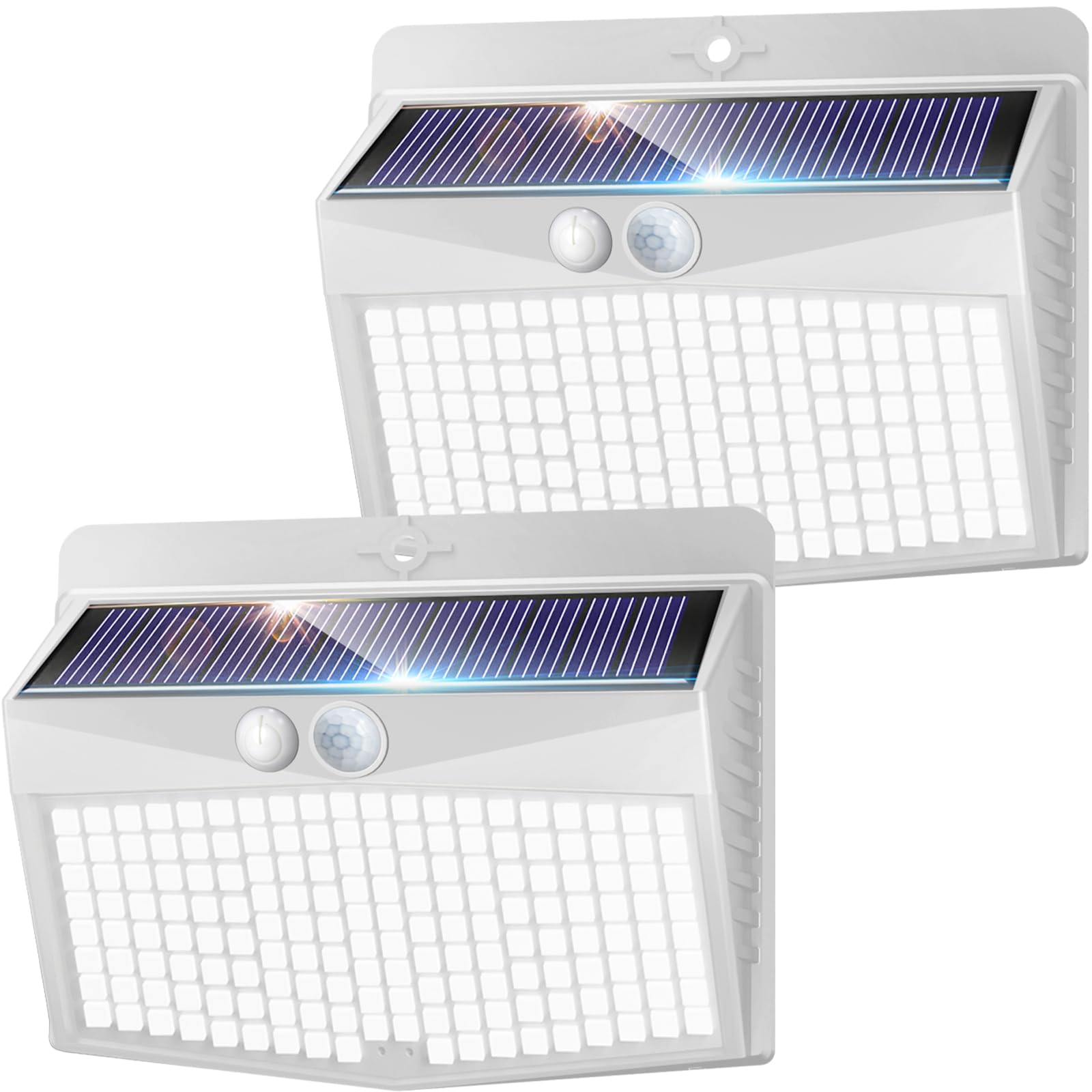 nifipy Luce Solare LED Esterno 168LED con Sensore Movimento