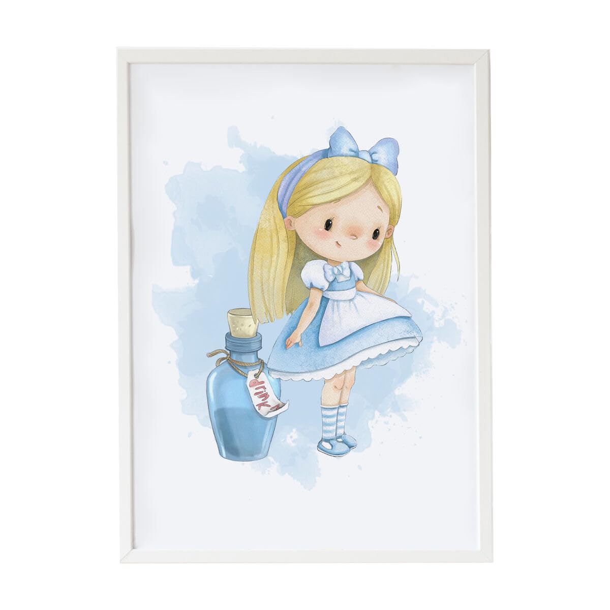 Crochetts Quadro Alice 33 x 43 x 2 cm Ragazza
