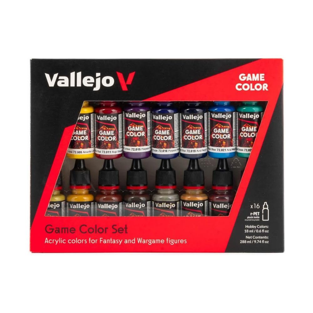 Vallejo Game Color Set - Advanced Set (x16 Colours) - VAL72298
