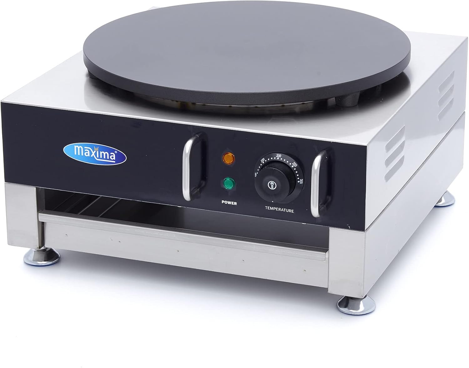 Maxima Apparecchio per pancake gourmet 40 cm con splitter per pasta