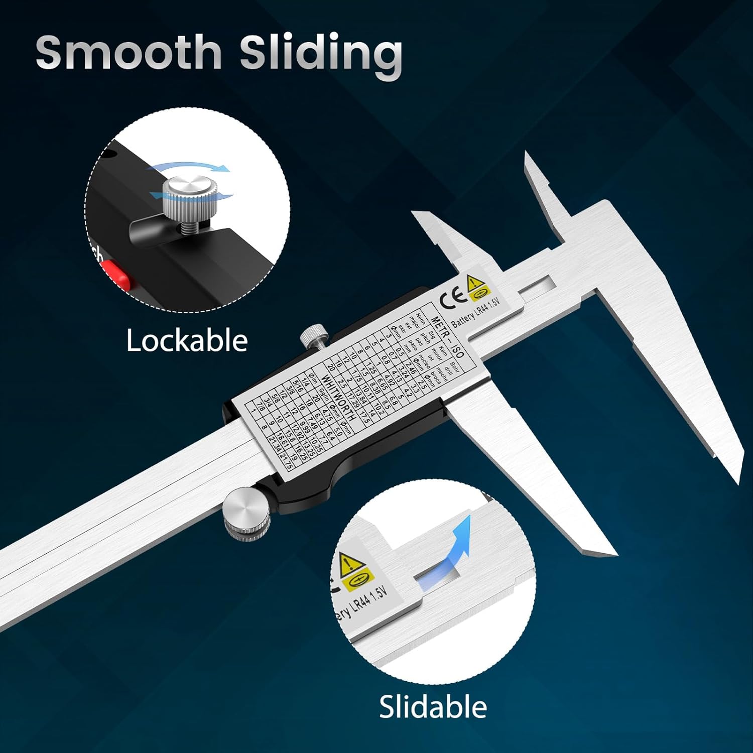 Housolution Calibro Digitale 8" con Schermo LCD - immagine 5