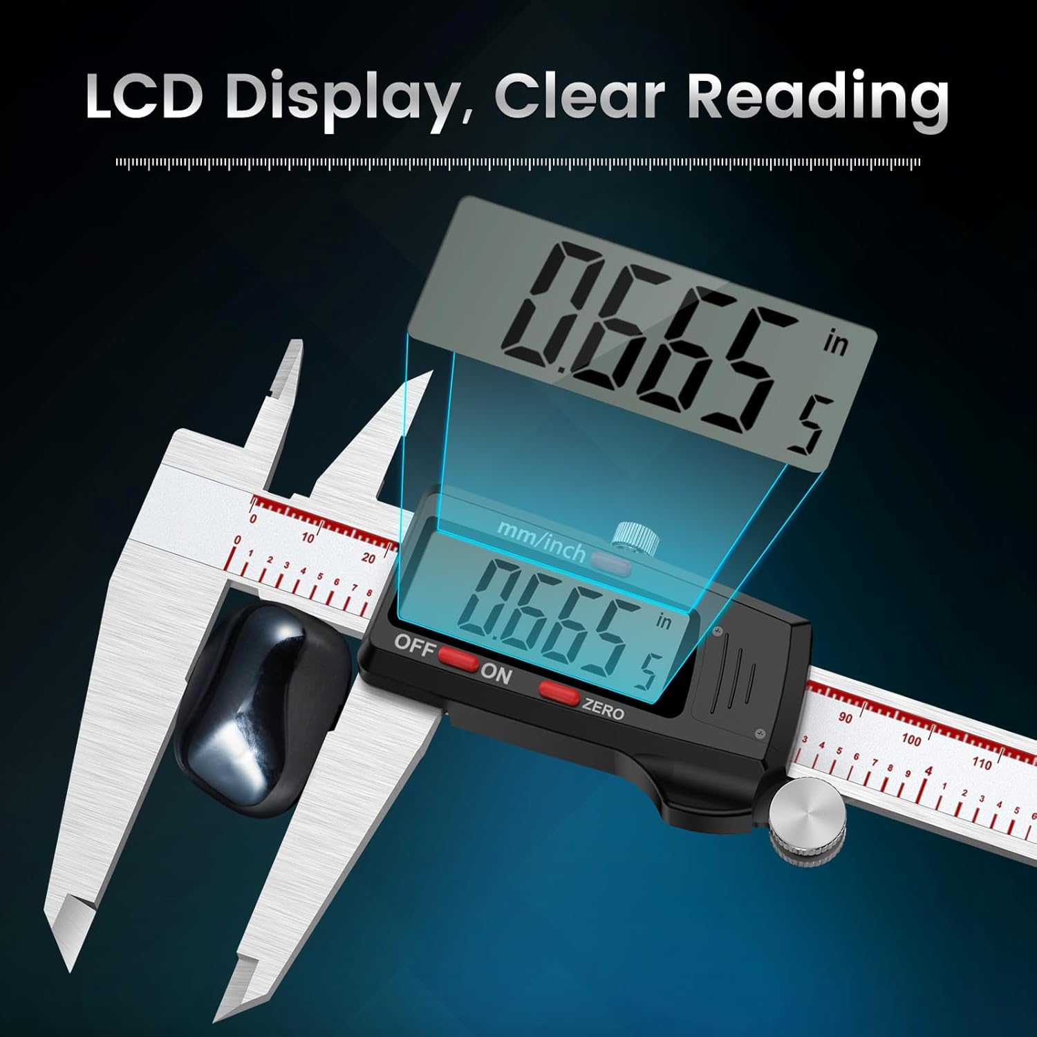 Housolution Calibro Digitale 8" con Schermo LCD - immagine 7