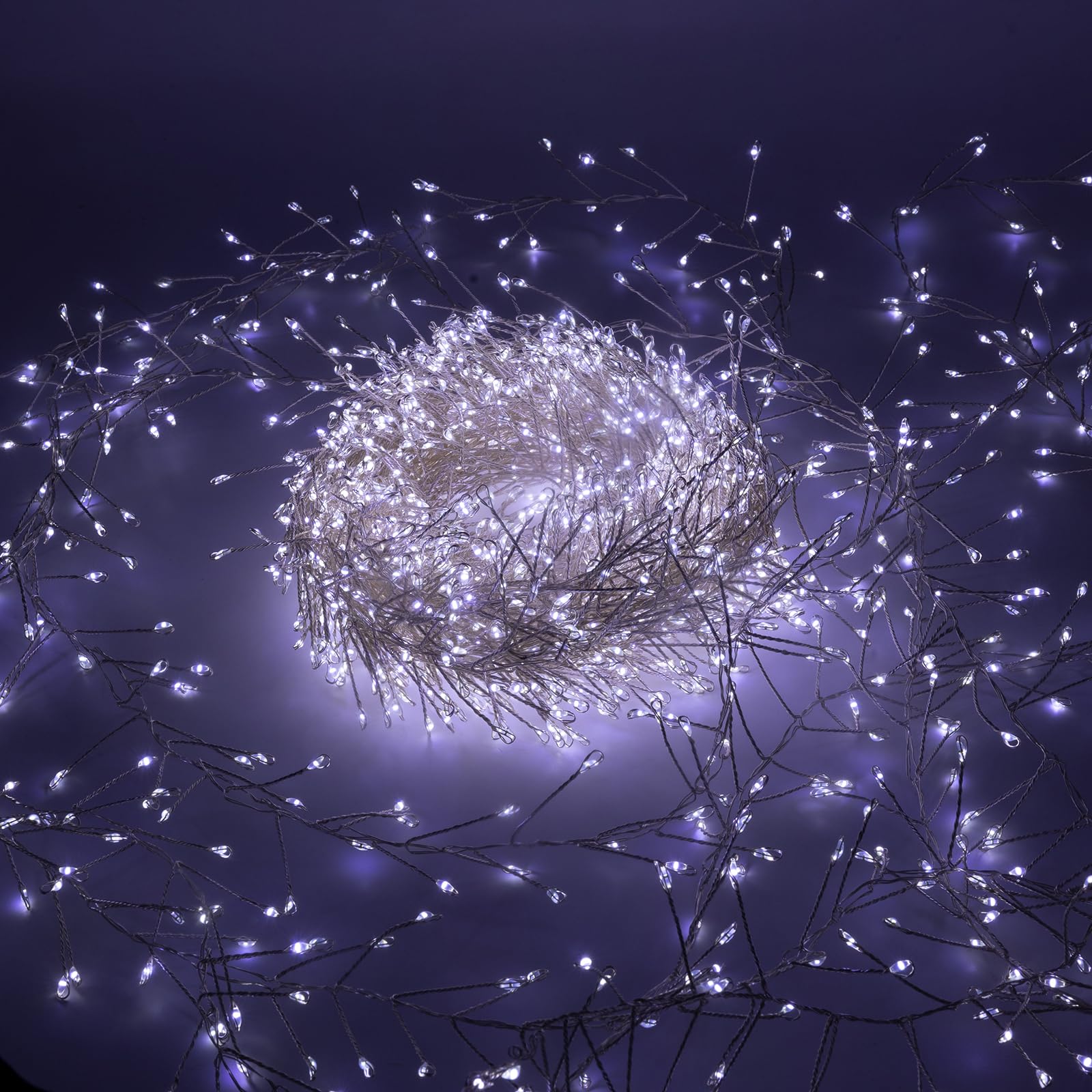 Cluster Catena Luminosa Natalizia 20M 2000 LED