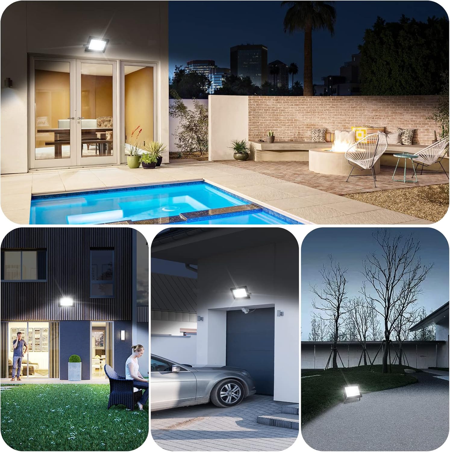 Blivrig Faretto LED da Esterno 200W 3000K - immagine 4