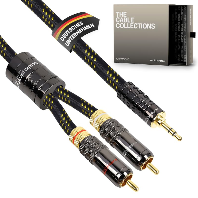 audio pirates by cammica - Cavo Splitter Jack 3.5mm a 2 RCA 3m