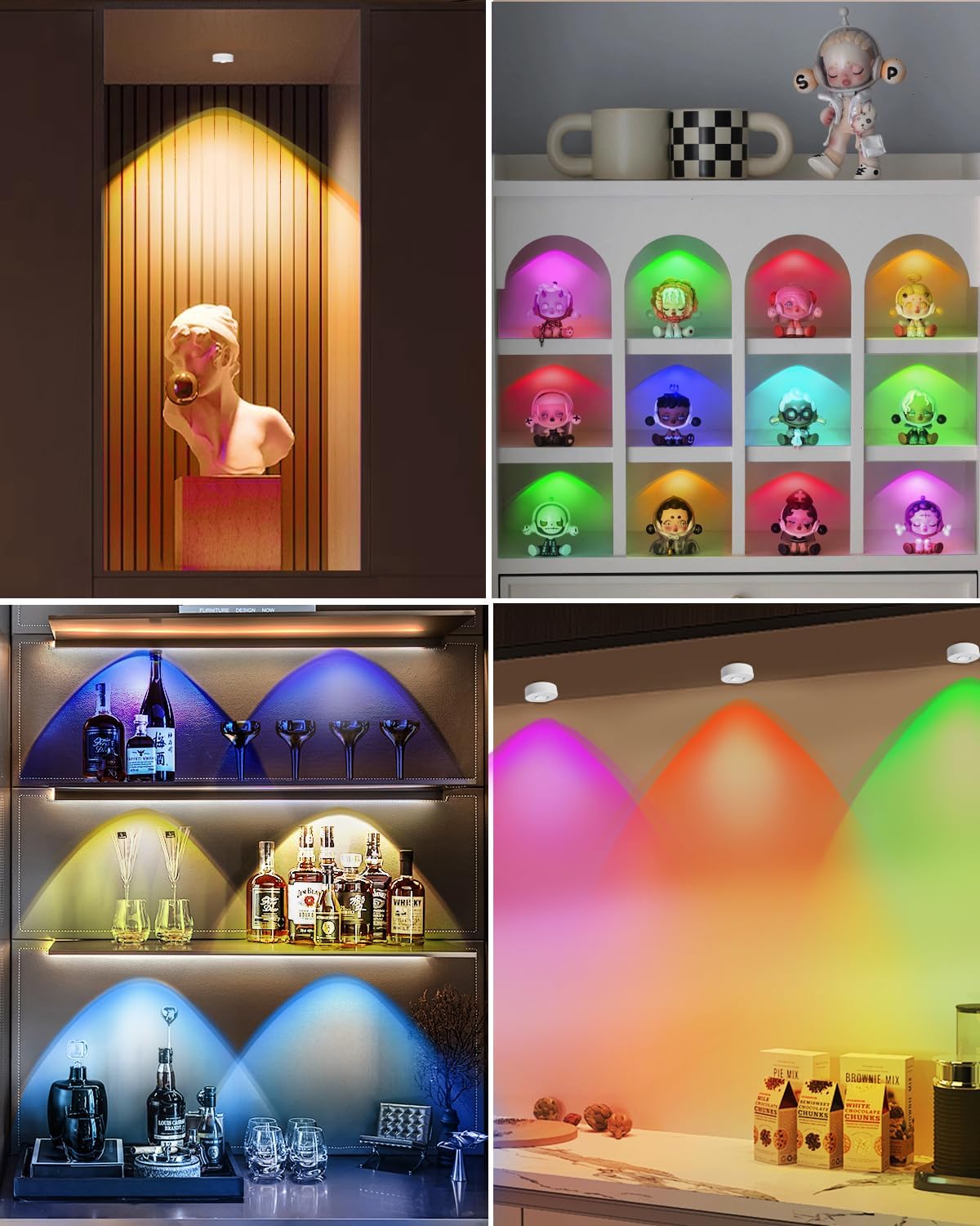 Epochglo Illuminazione LED Wireless con Telecomando - immagine 5