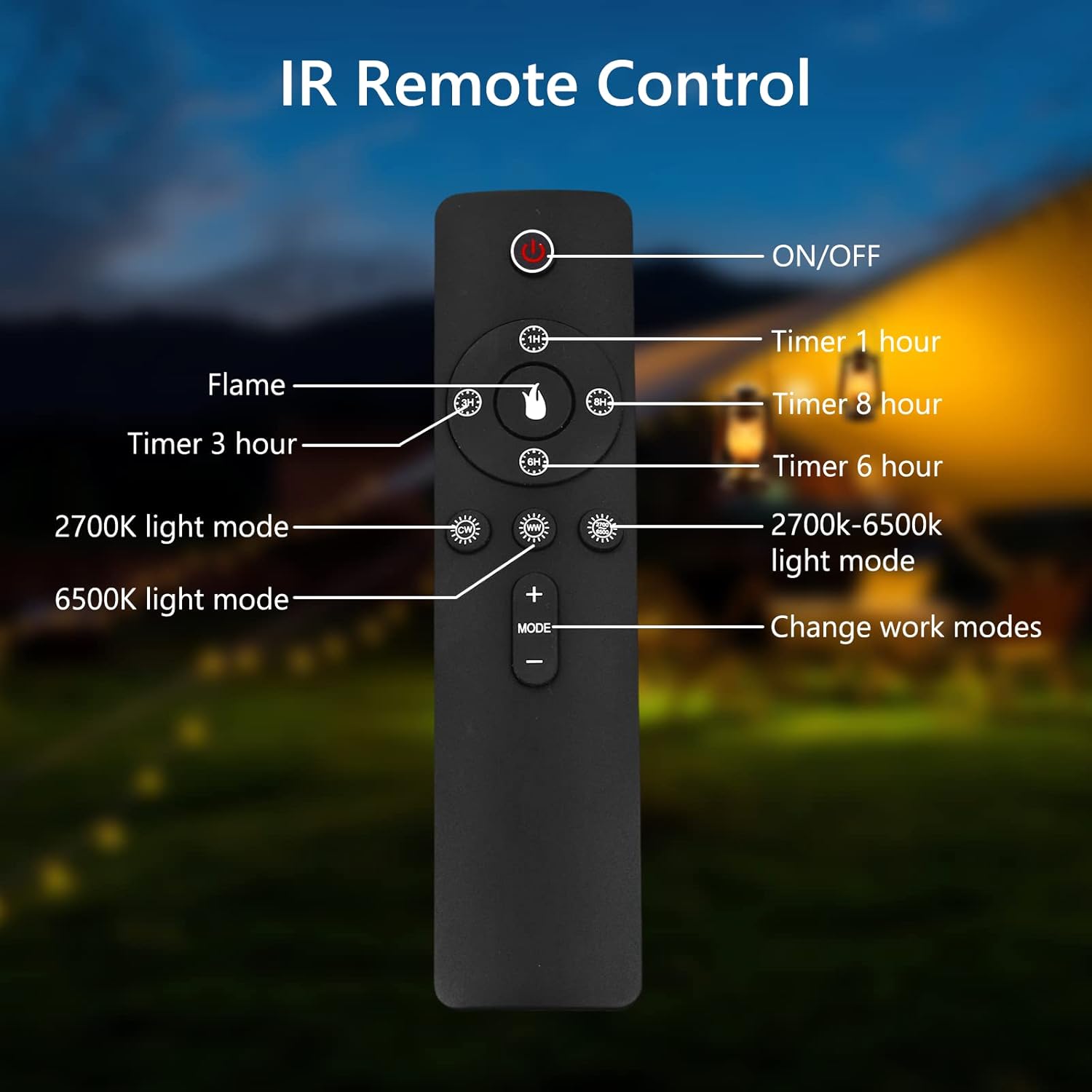 Lanterna da Esterno Vintage LED con Telecomando (2 Pezzi) - immagine 5