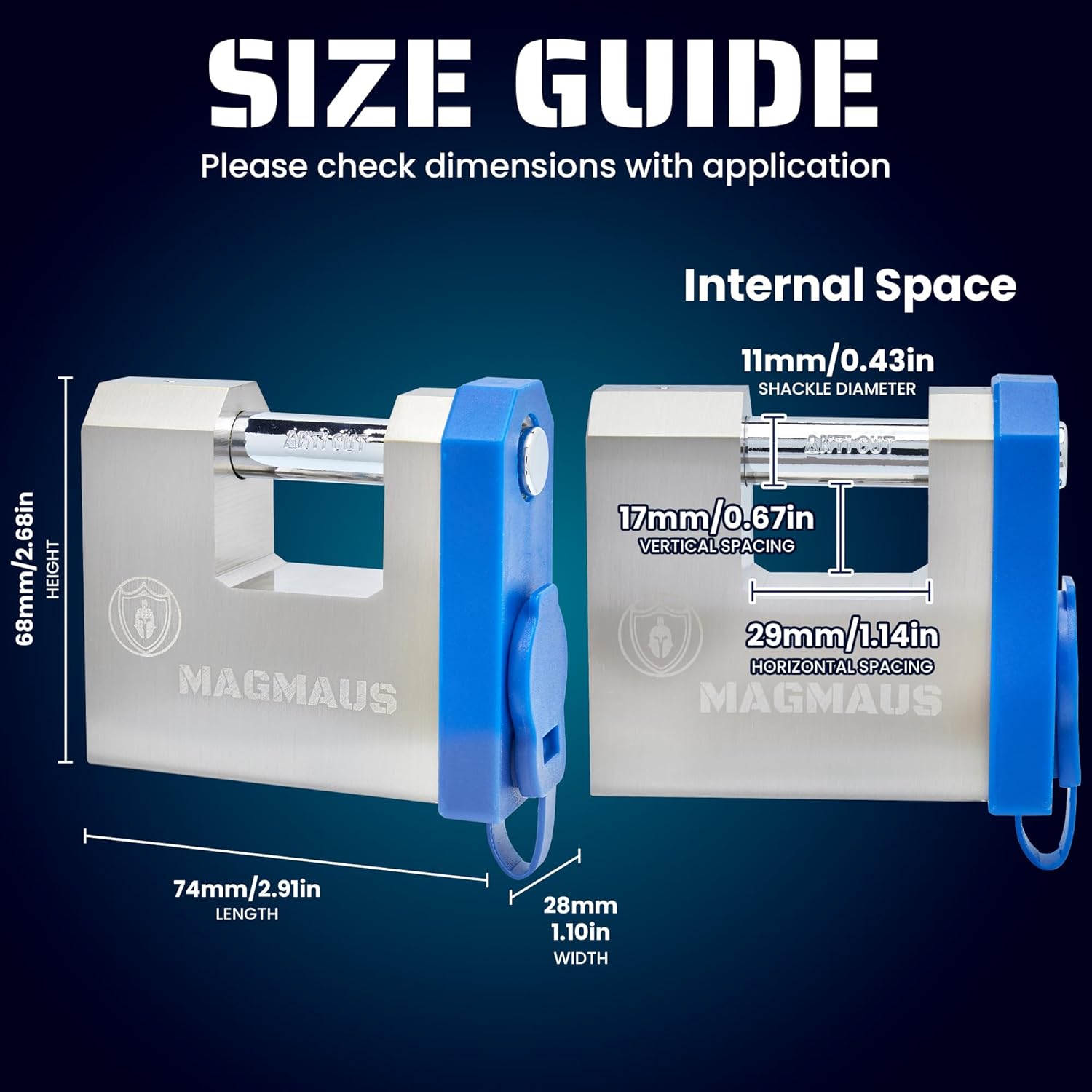 Magmaus® Lucchetto SRL70 - immagine 2