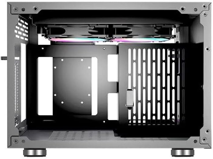 Noua Parvus Q2 Silver - Case Mini ITX per PC Office - immagine 2