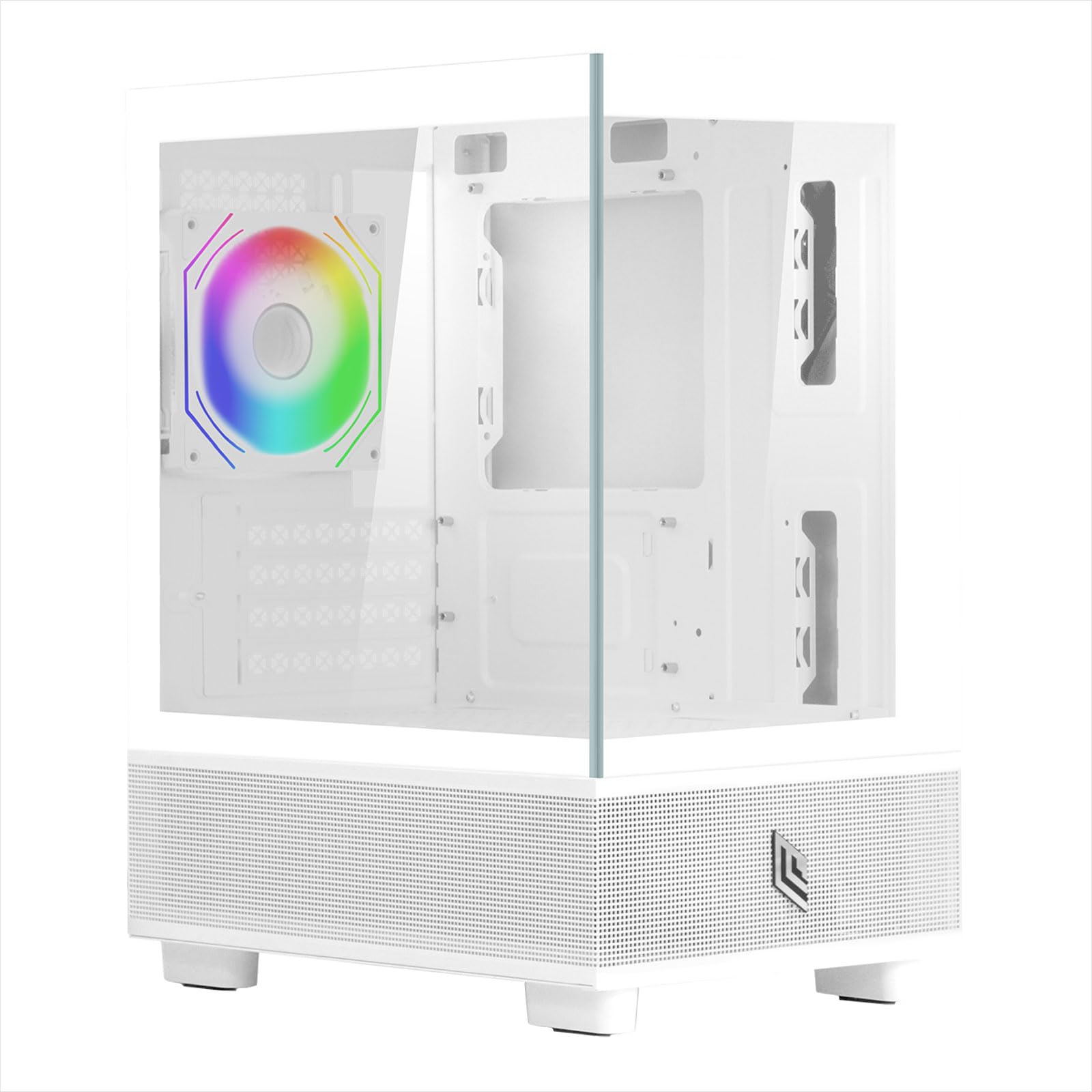 Noua Fobia L202 Case PC Micro-ATX Gaming, Bianco