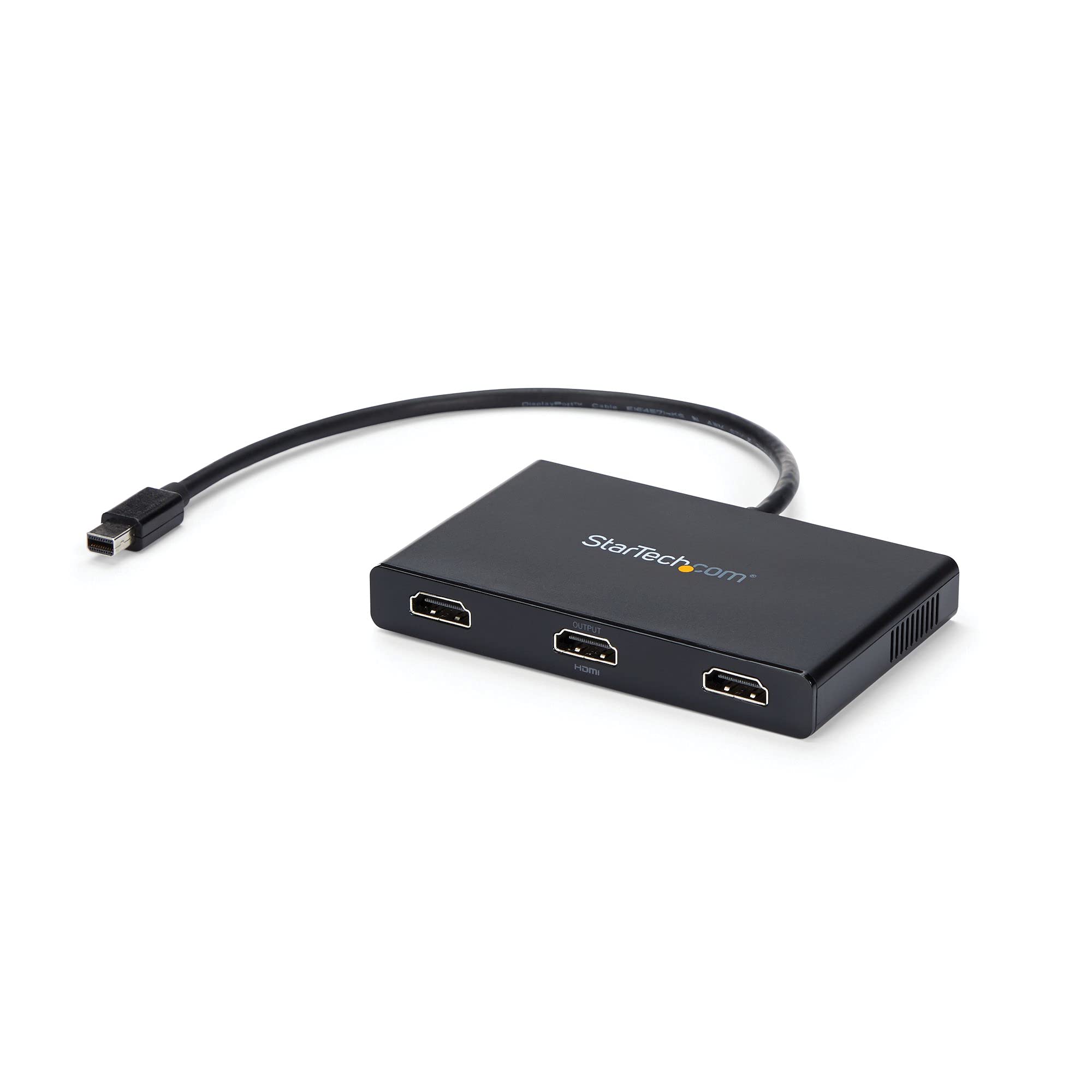 Startech.com Hub Mini DisplayPort MST a 3 Porte, Nero