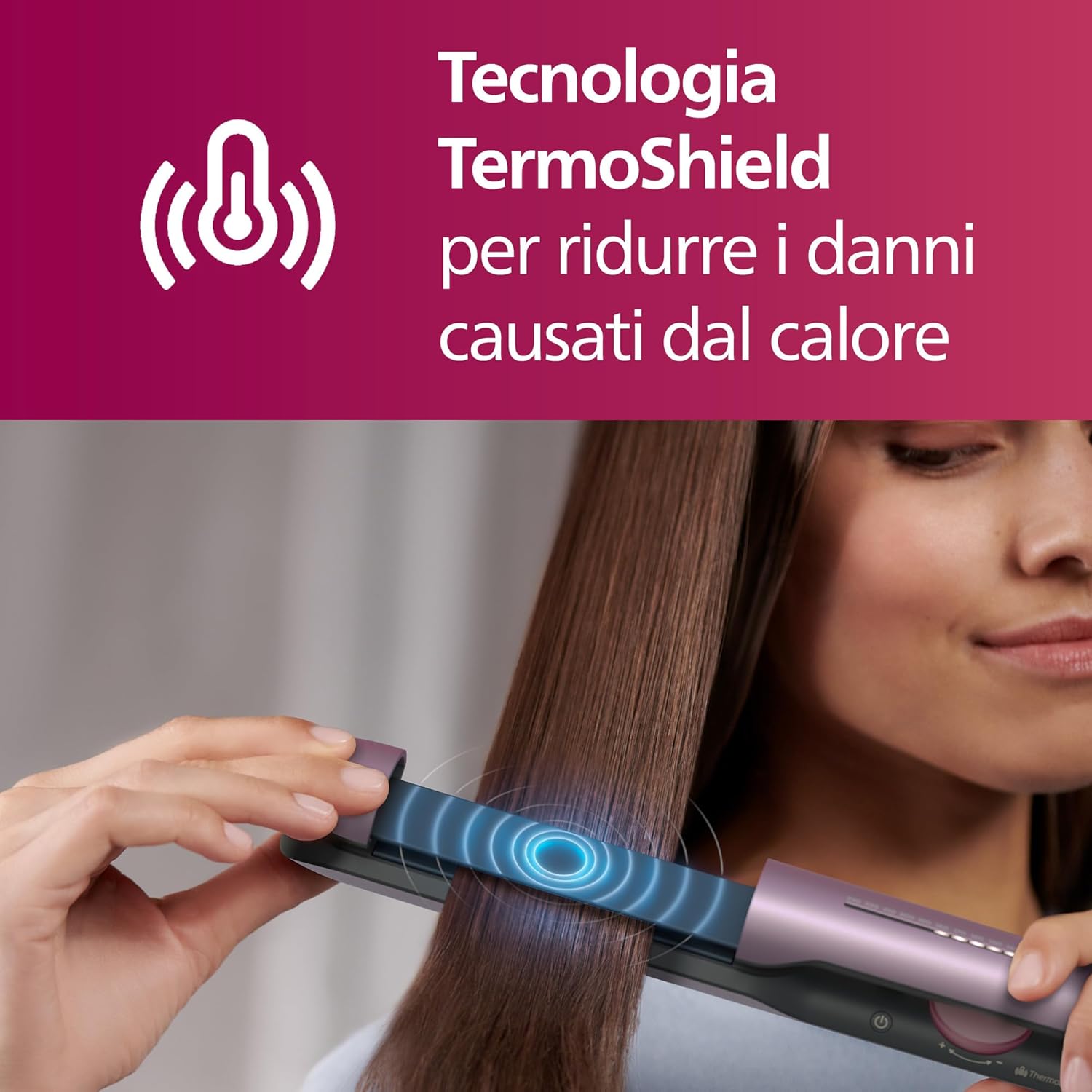 Philips Piastra Serie 5000 con Tecnologia ThermoShield - immagine 2