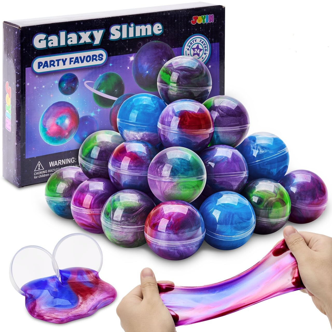 JOYIN Kit Slime Galaxy Verde - 24 Confezioni