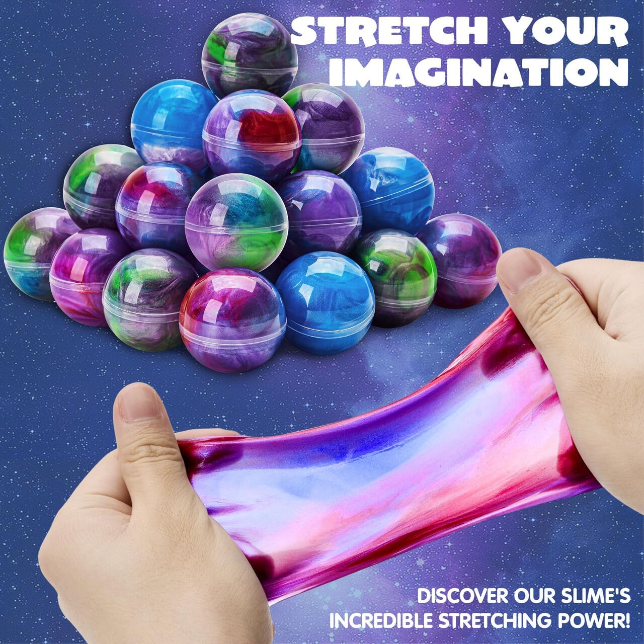 JOYIN Kit Slime Galaxy Verde - 24 Confezioni - immagine 4