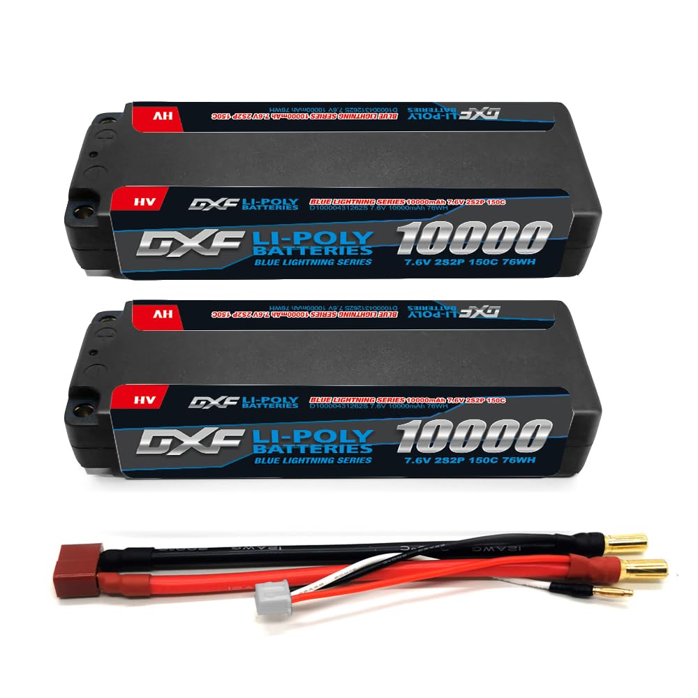 Dxf 2 Batterie 2S Lipo 10000 mAh 150C 7,6V HV