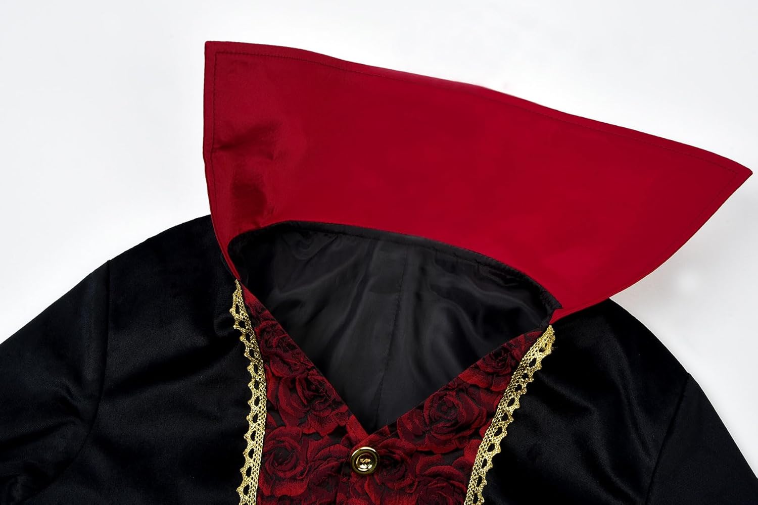 ReliBeauty Vestito Vampiro Bambino Medievale con Sciarpa - immagine 3