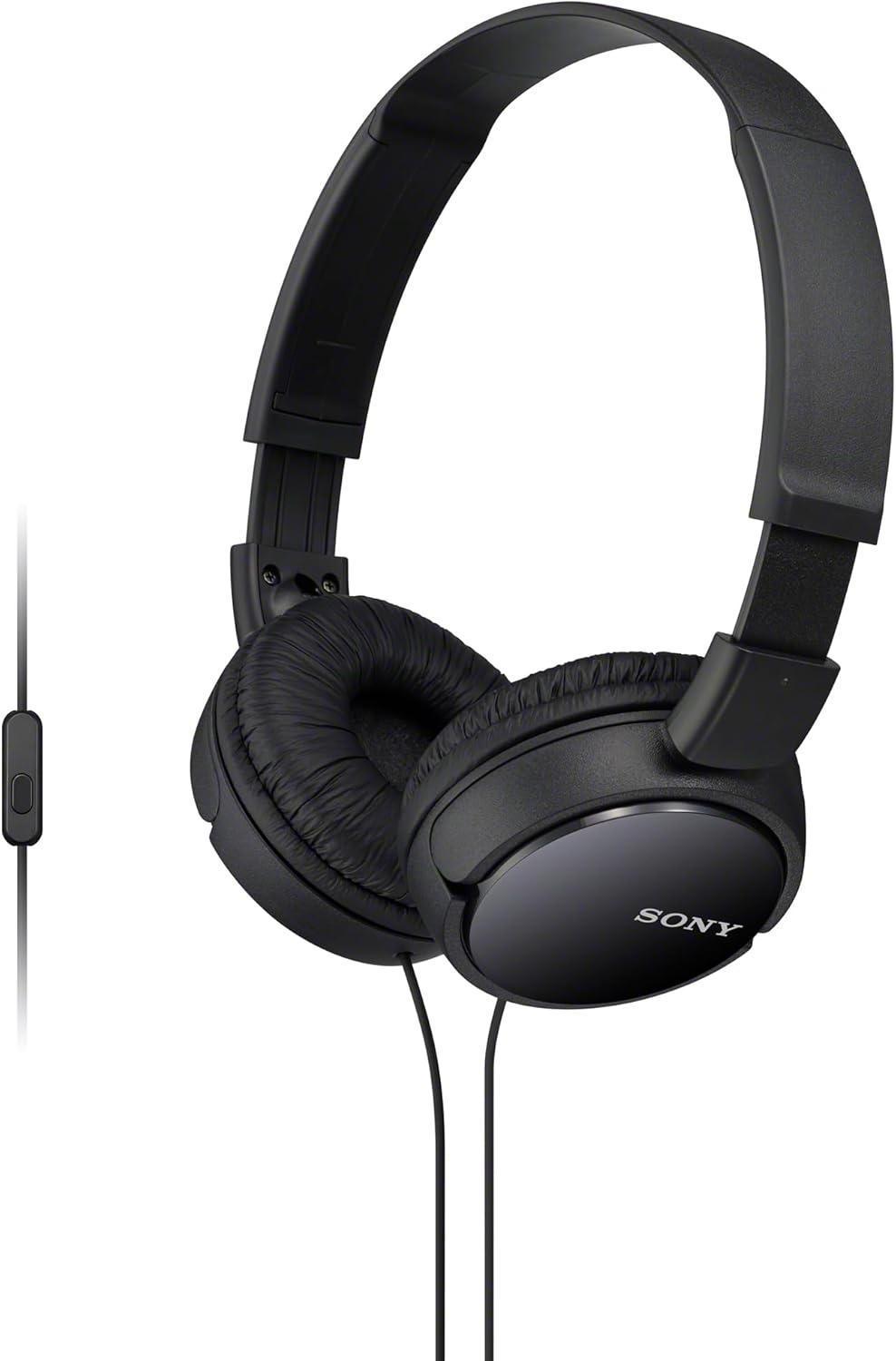 Sony MDR-ZX110AP - Cuffie on-ear con microfono, Nero - immagine 1