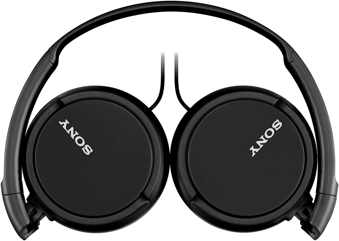 Sony MDR-ZX110AP - Cuffie on-ear con microfono, Nero - immagine 2