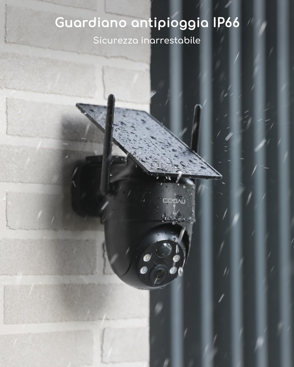 Cooau 2K Telecamera Wi-Fi Esterno Senza Fili - immagine 8