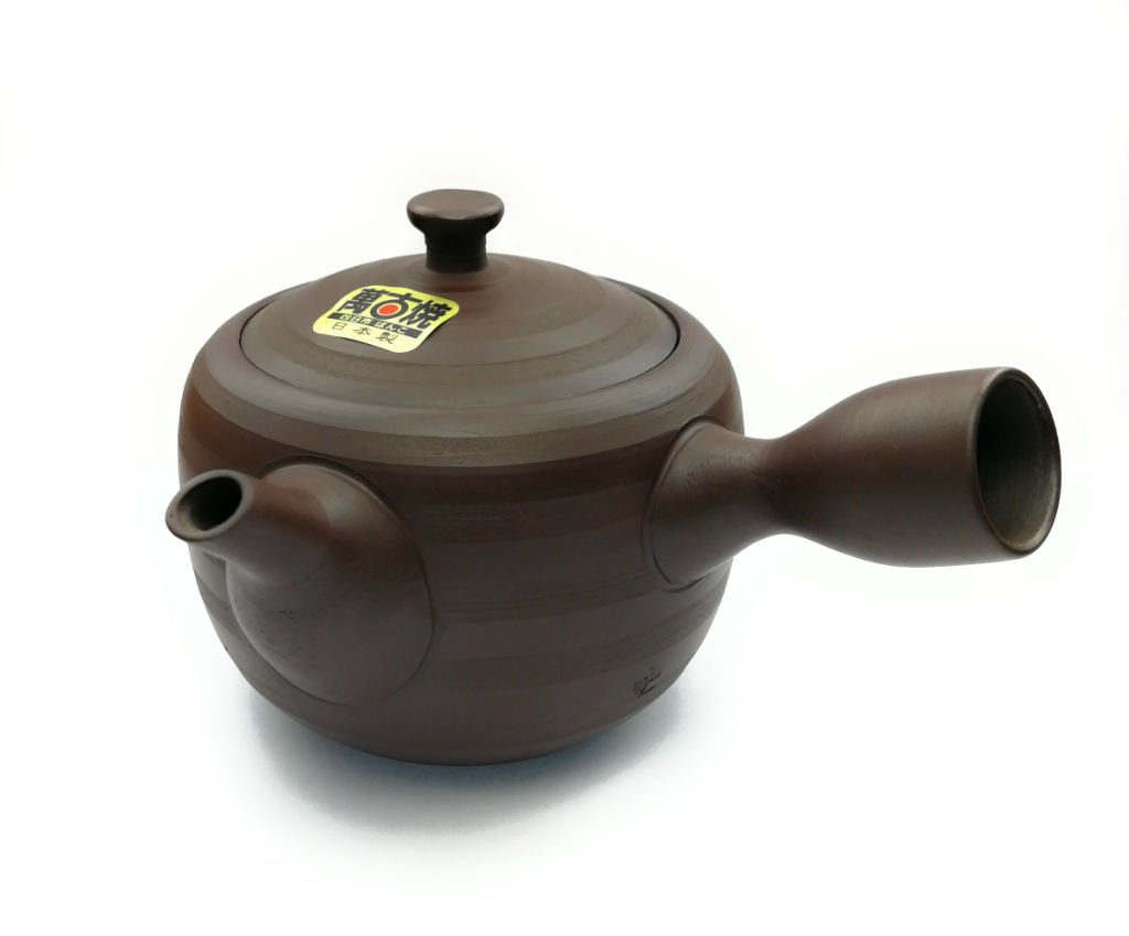 Kyusu Teiera Giapponese in Ceramica 270ml, Marrone
