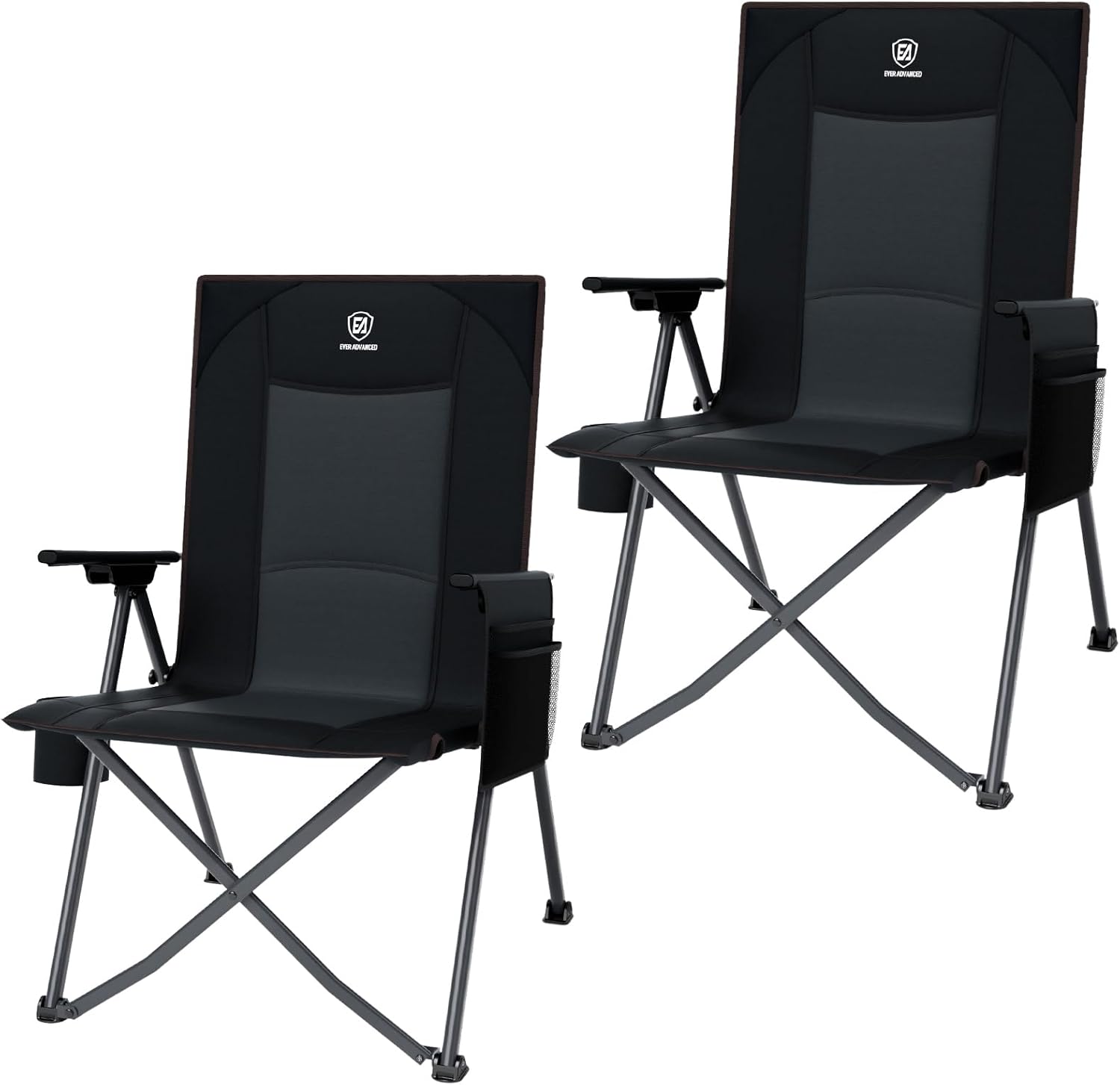 Ever Advanced Sedia da Campeggio Pieghevole 160kg