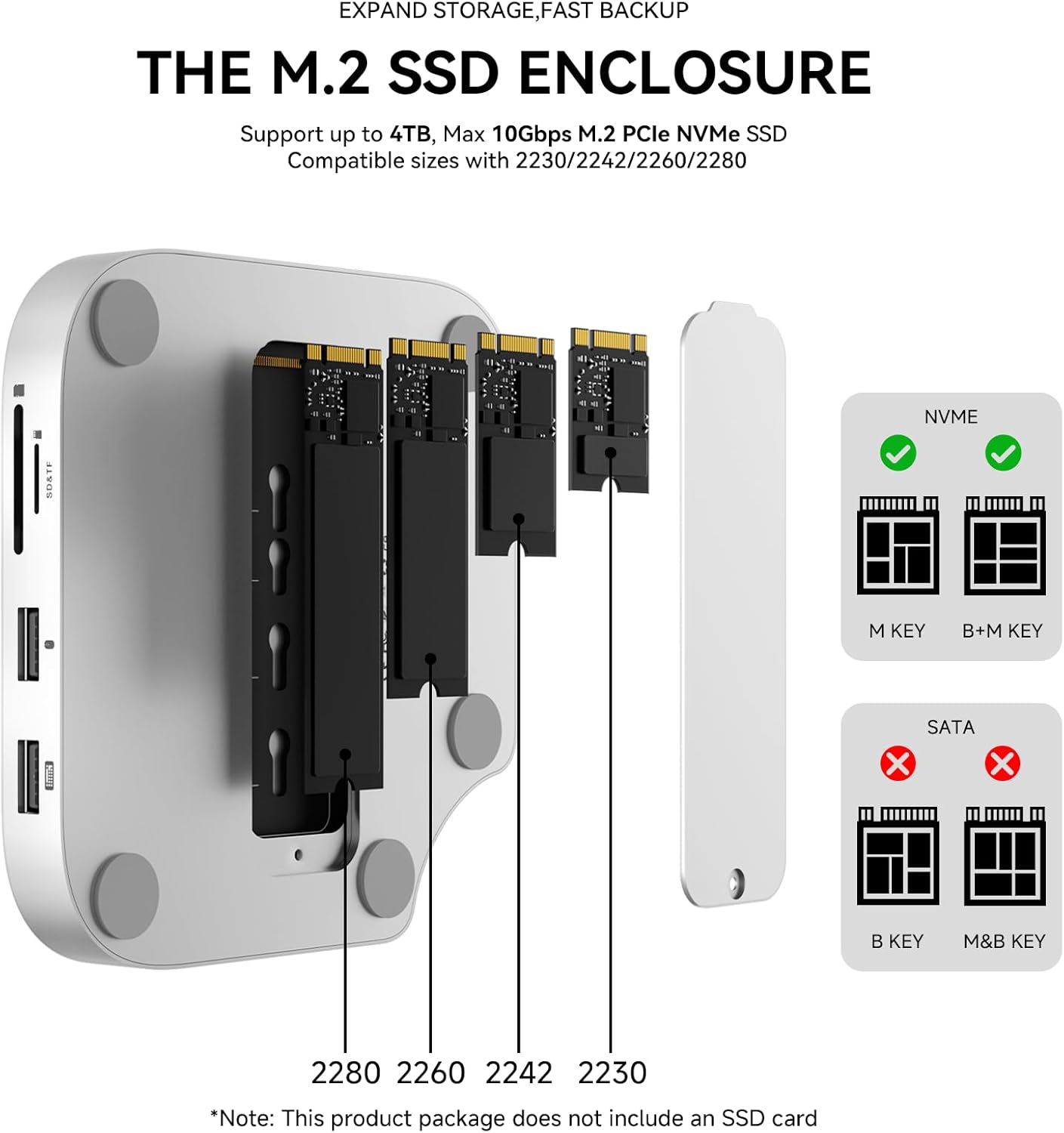 Minisopuru iExpandMate MINI4PRO Dock per Mac Mini M4 - immagine 3