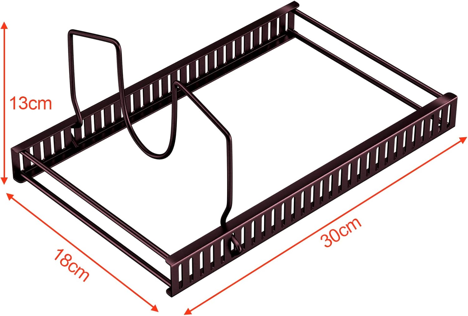 Fousenuk Porta Coperchi e Padelle Regolabile - Bronzo - immagine 2
