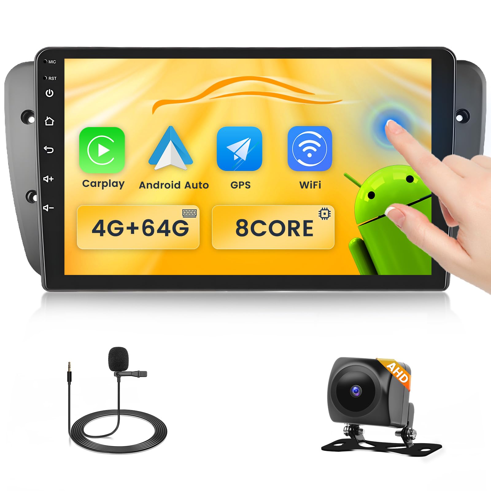 Fuluku Android 13 Autoradio 9" per Seat Ibiza 2009-2013