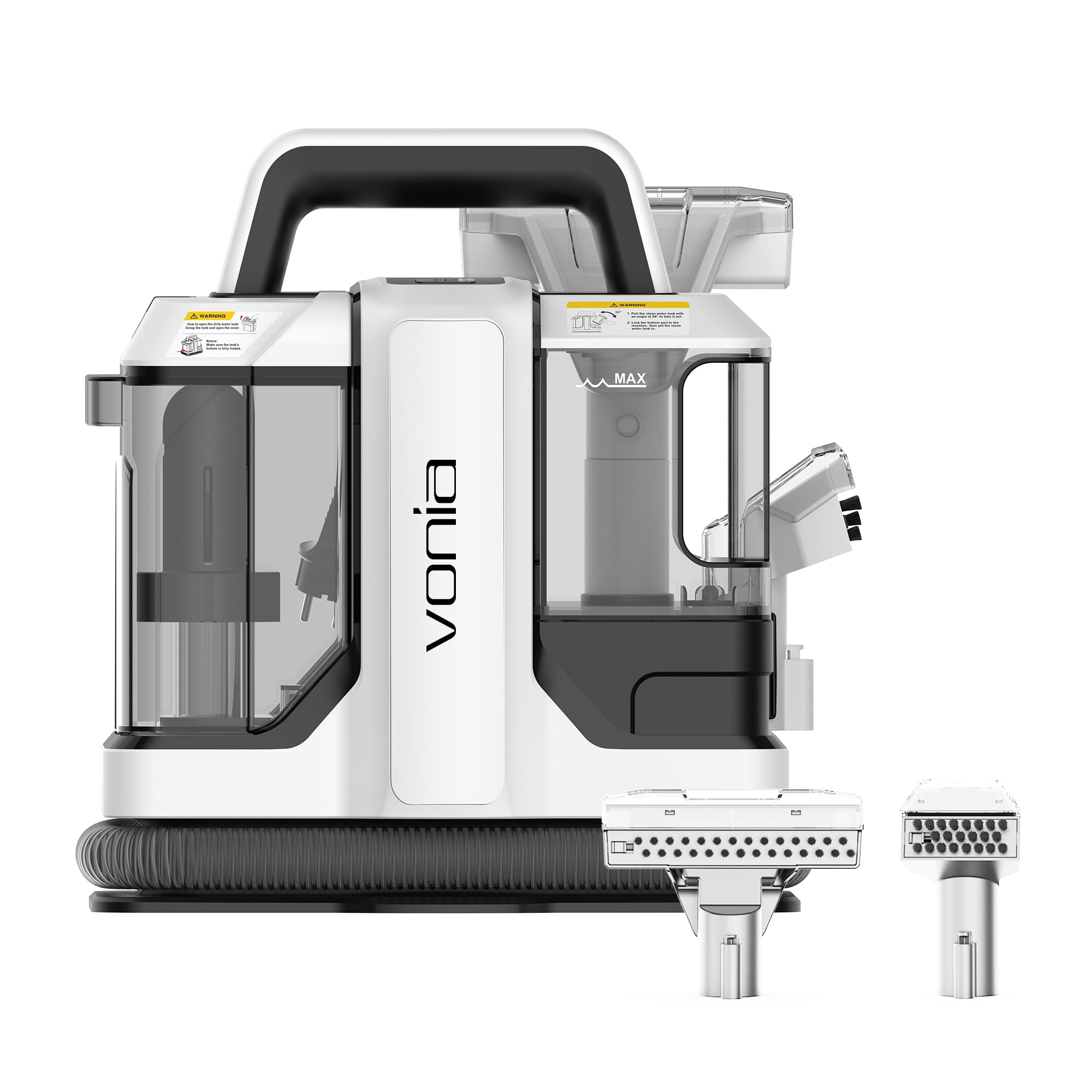 Vonia Lavatappeti Portatile 450W, Bianco