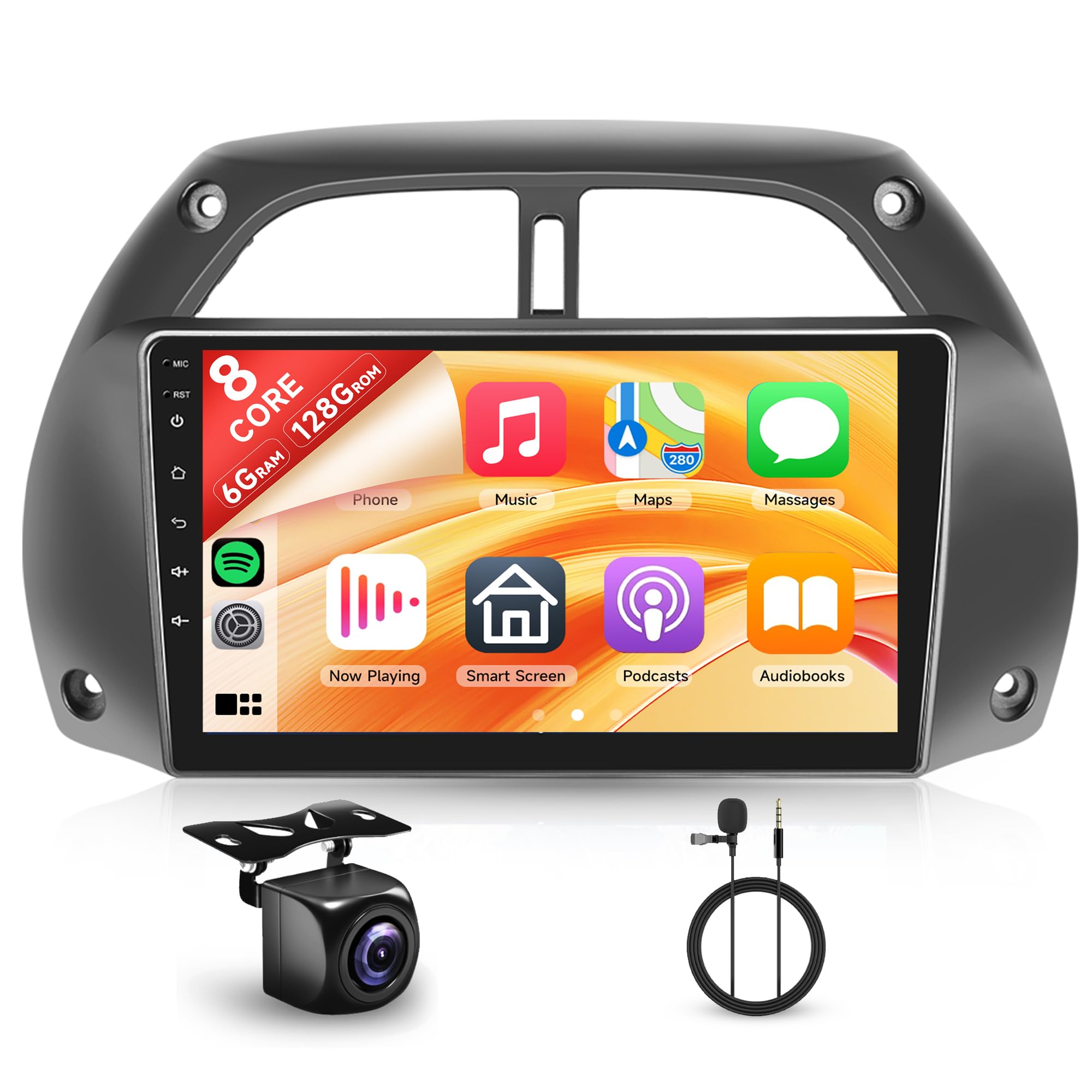 Android Autoradio 6G+128G 8 Core per Toyota RAV4 (2001-2006)