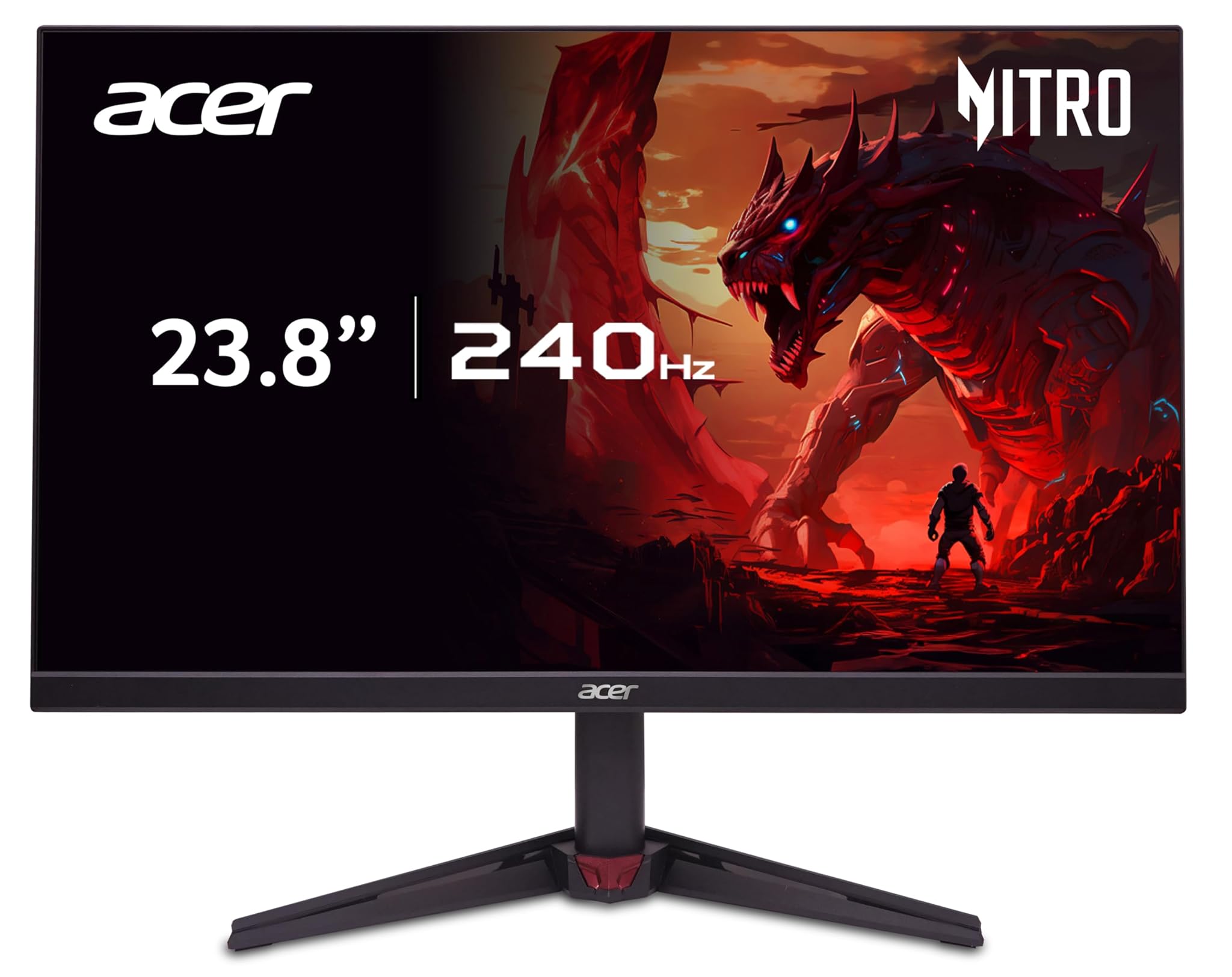 Acer Nitro VG240YW3bmiipx - Monitor Gaming 23,8" FHD 240Hz, Nero