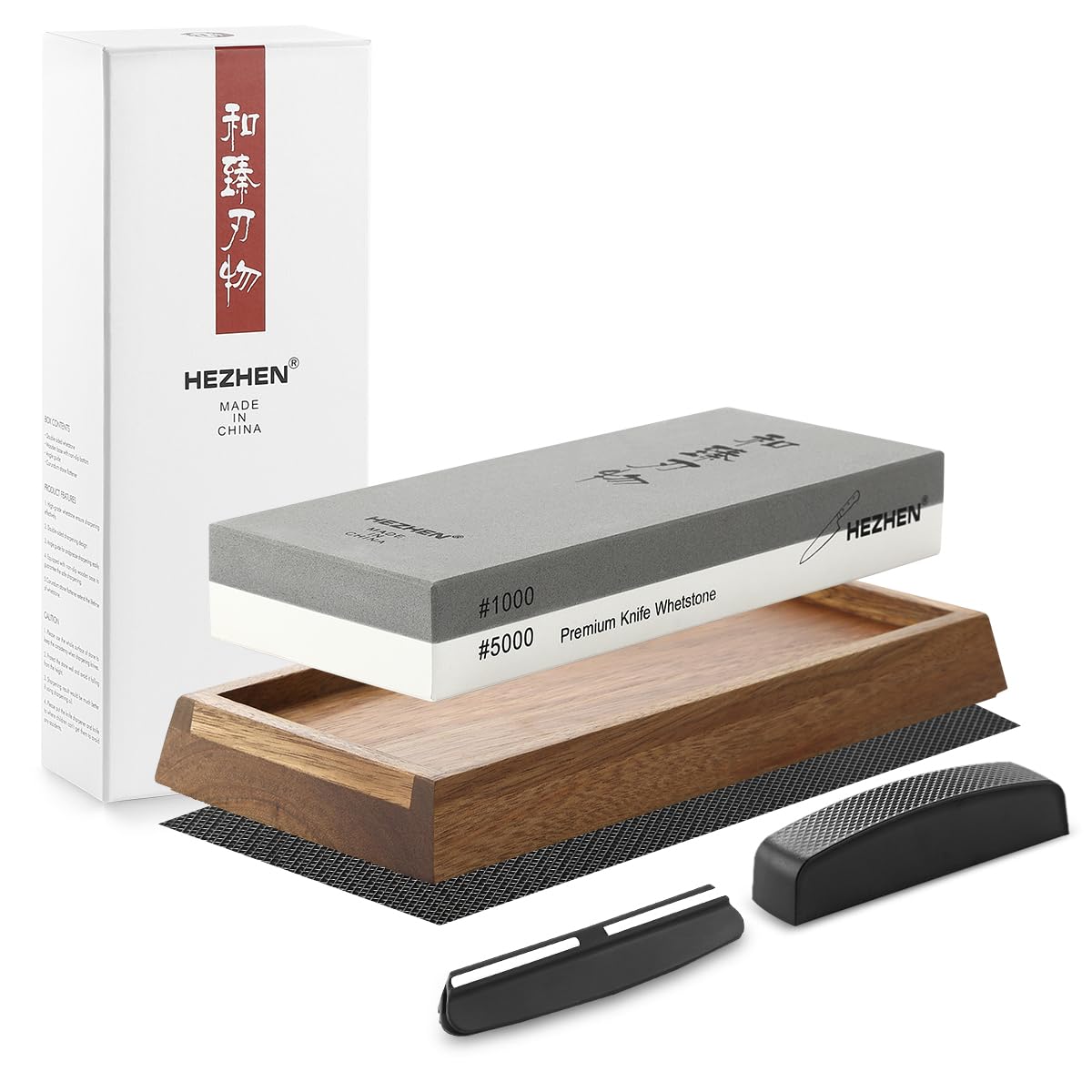 Hezhen Pietra Affilacoltelli Professionale Doppia Faccia