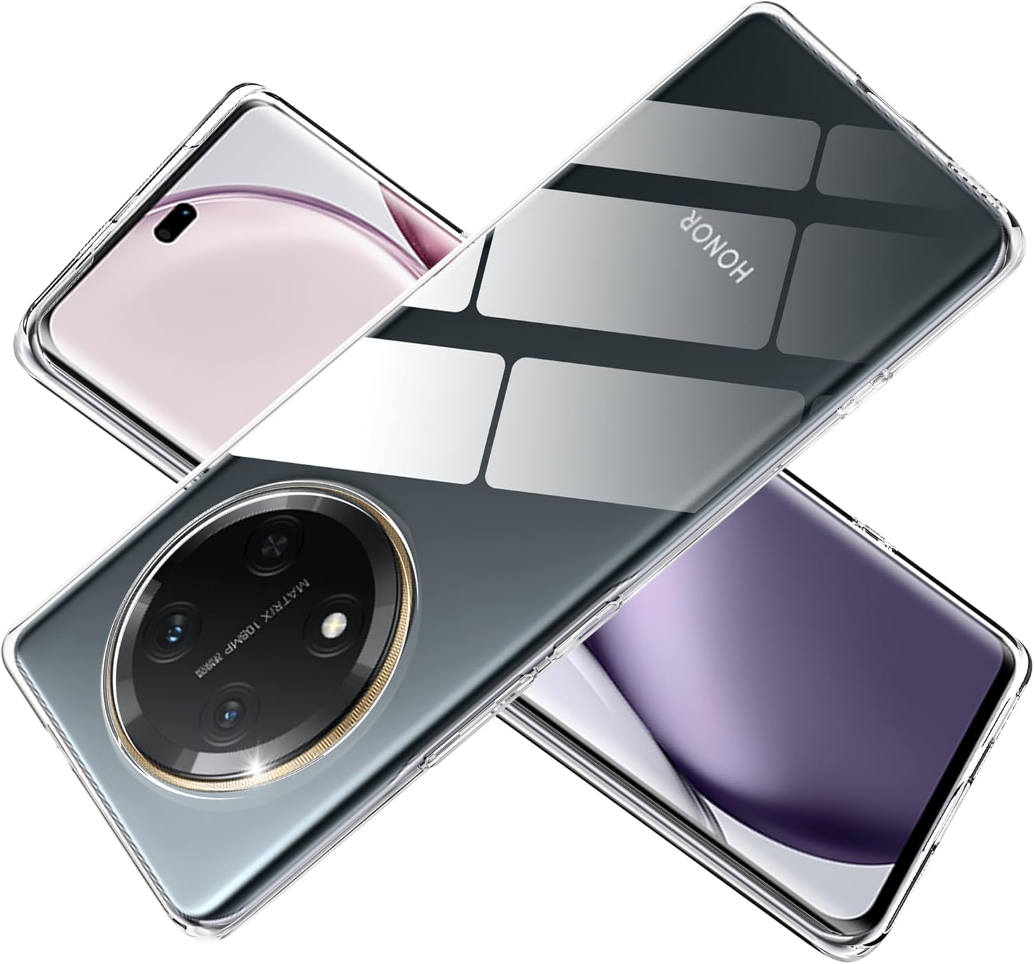 Fitudoos Cover per Honor Magic 7 Lite - Trasparente - immagine 1